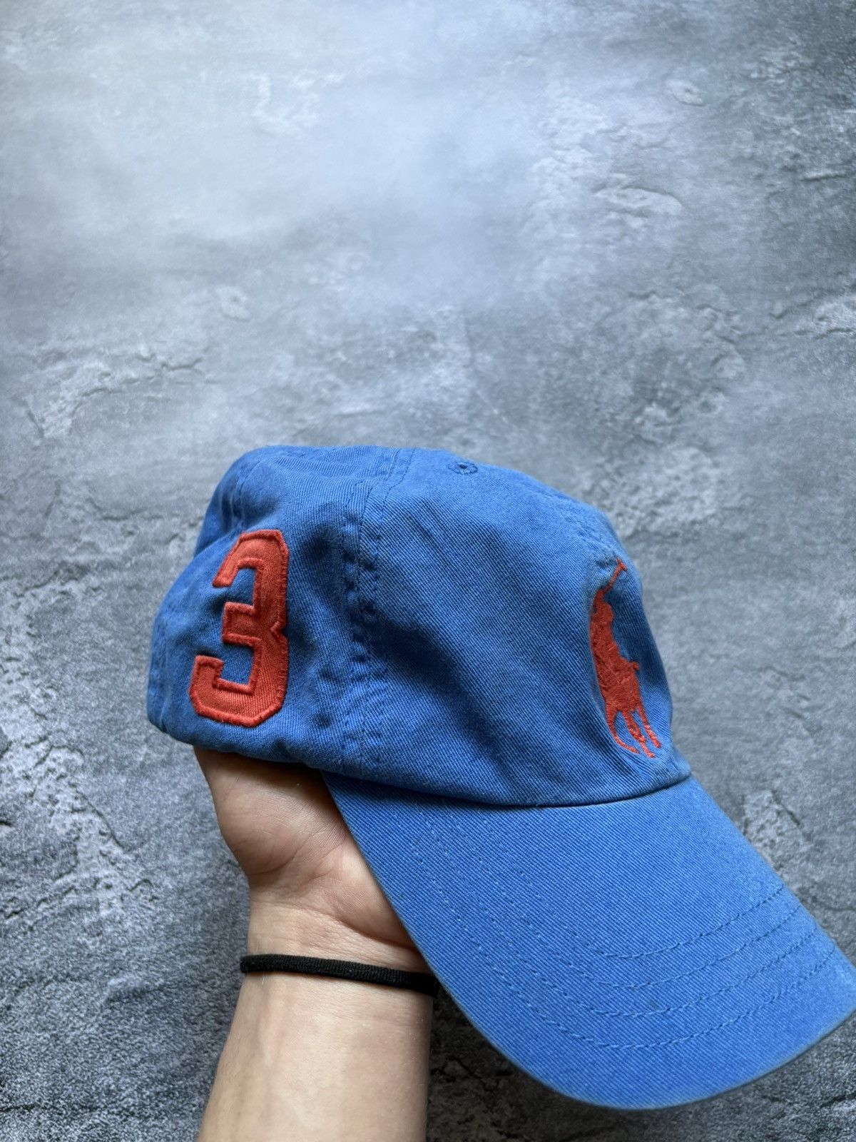 Polo Ralph Lauren Polo Ralph Lauren Big Pony #3 Blue/Orange Y2K Streetwear Cap Size ONE SIZE - 4 Thumbnail