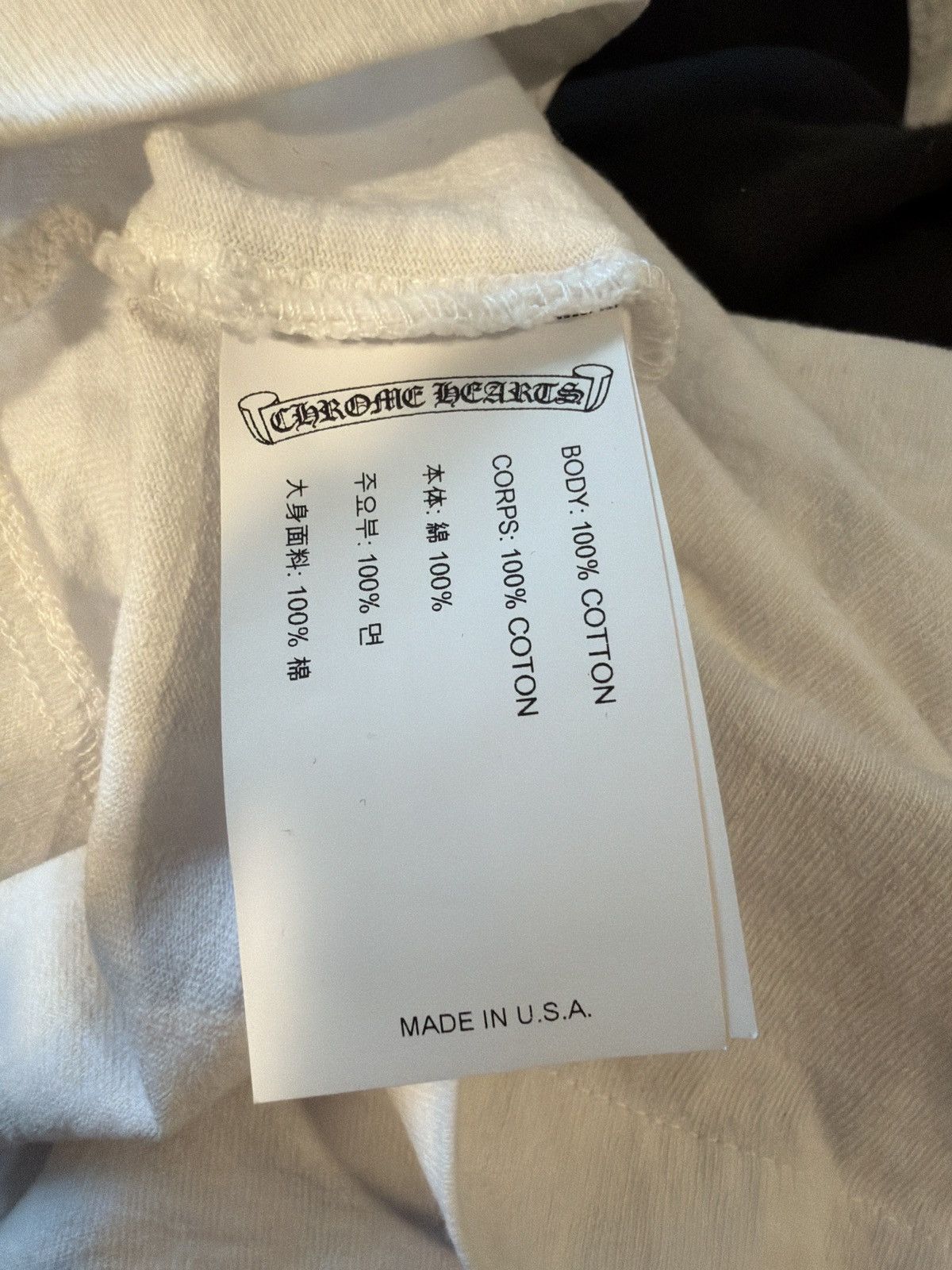 Chrome Hearts Embroidered Eyechart Long Sleeve Tee Size US L / EU 52-54 / 3 - 4 Thumbnail