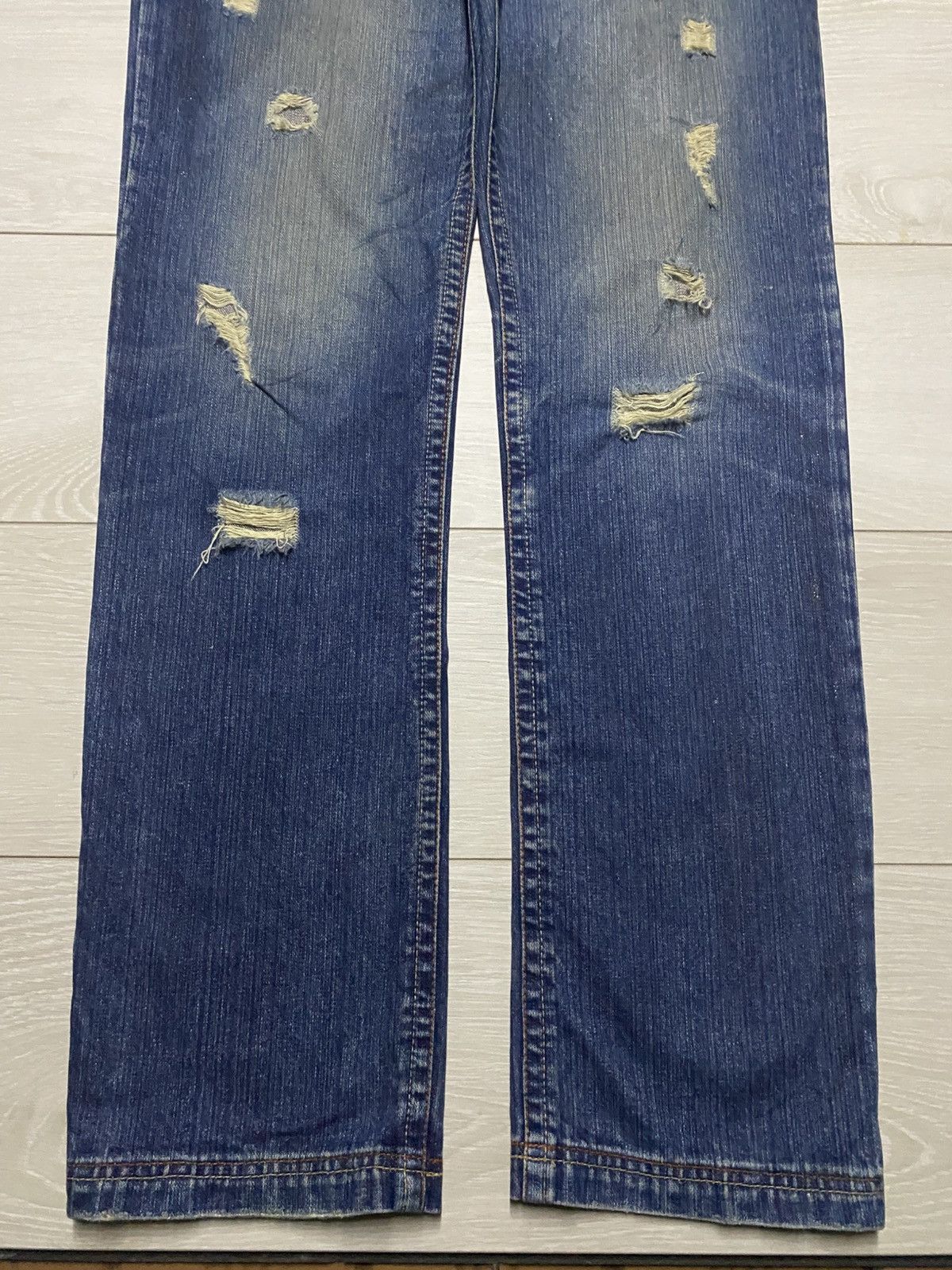 Raw State Raw Limited Edition Denim Distressed Slim Fit Jeans Size US 35 - 5 Thumbnail