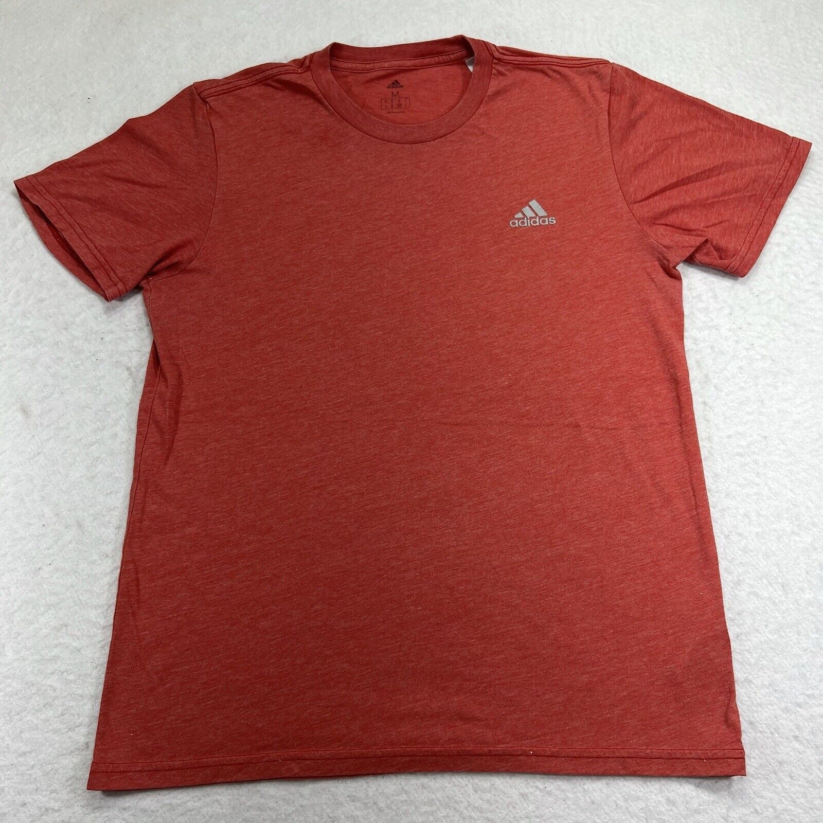 Adidas Adidas Medium Light Red Athletic Lightweight T Shirt Size US M / EU 48-50 / 2 - 1 Thumbnail