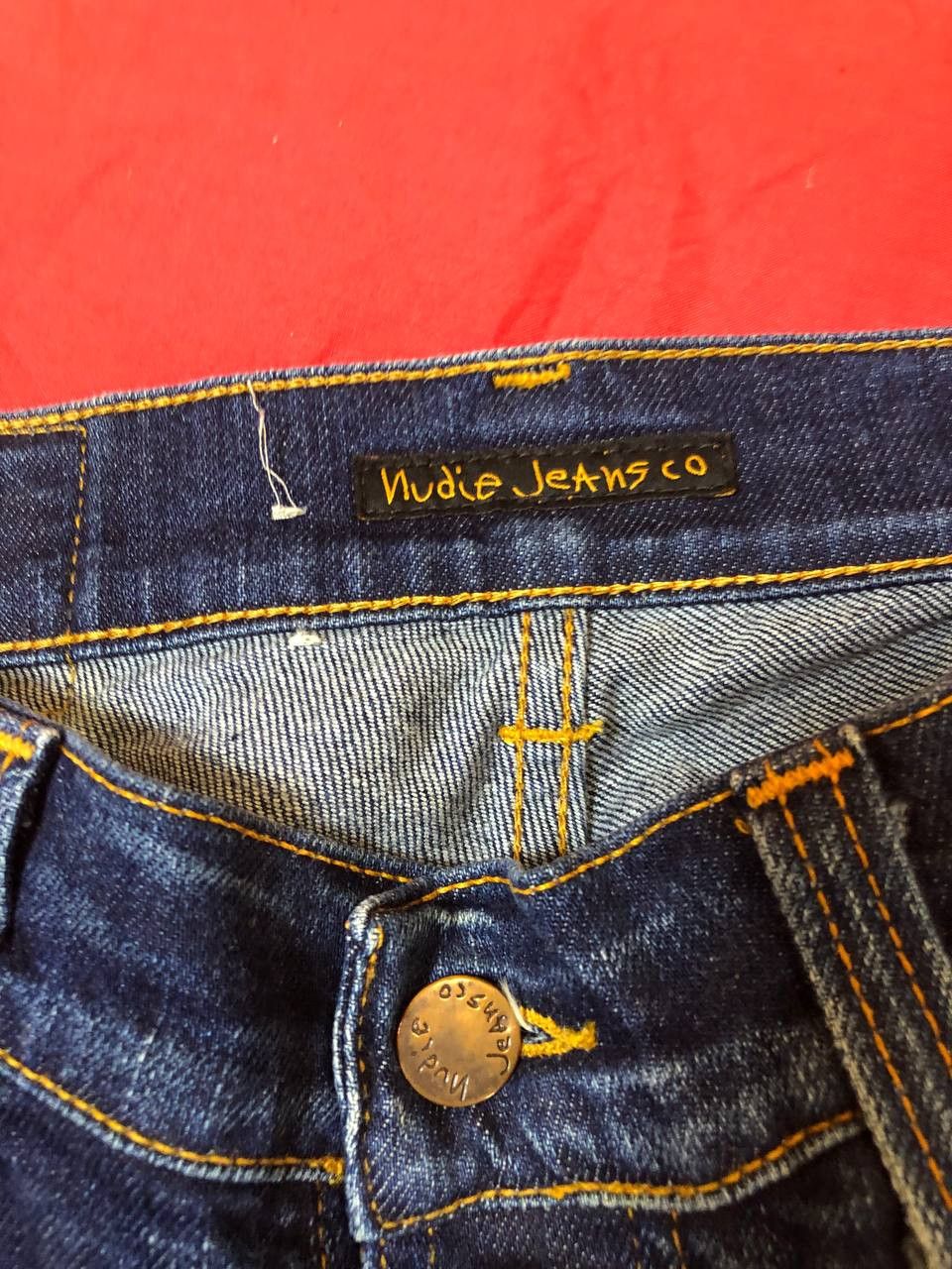 Nudie Jeans Nudie Jeans Steady Eddie Mens Blue Denim Jeans Size US 32 / EU 48 - 2 Thumbnail