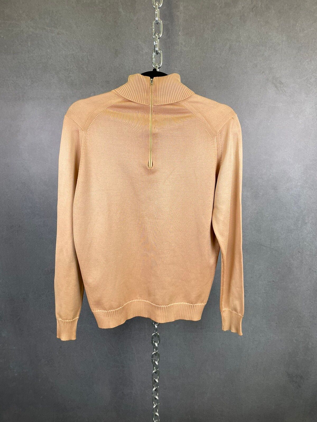 Givenchy Vintage 70s Givenchy Sport Tan Turtleneck Top Size 38 Size S / US 4 / IT 40 - 4 Thumbnail