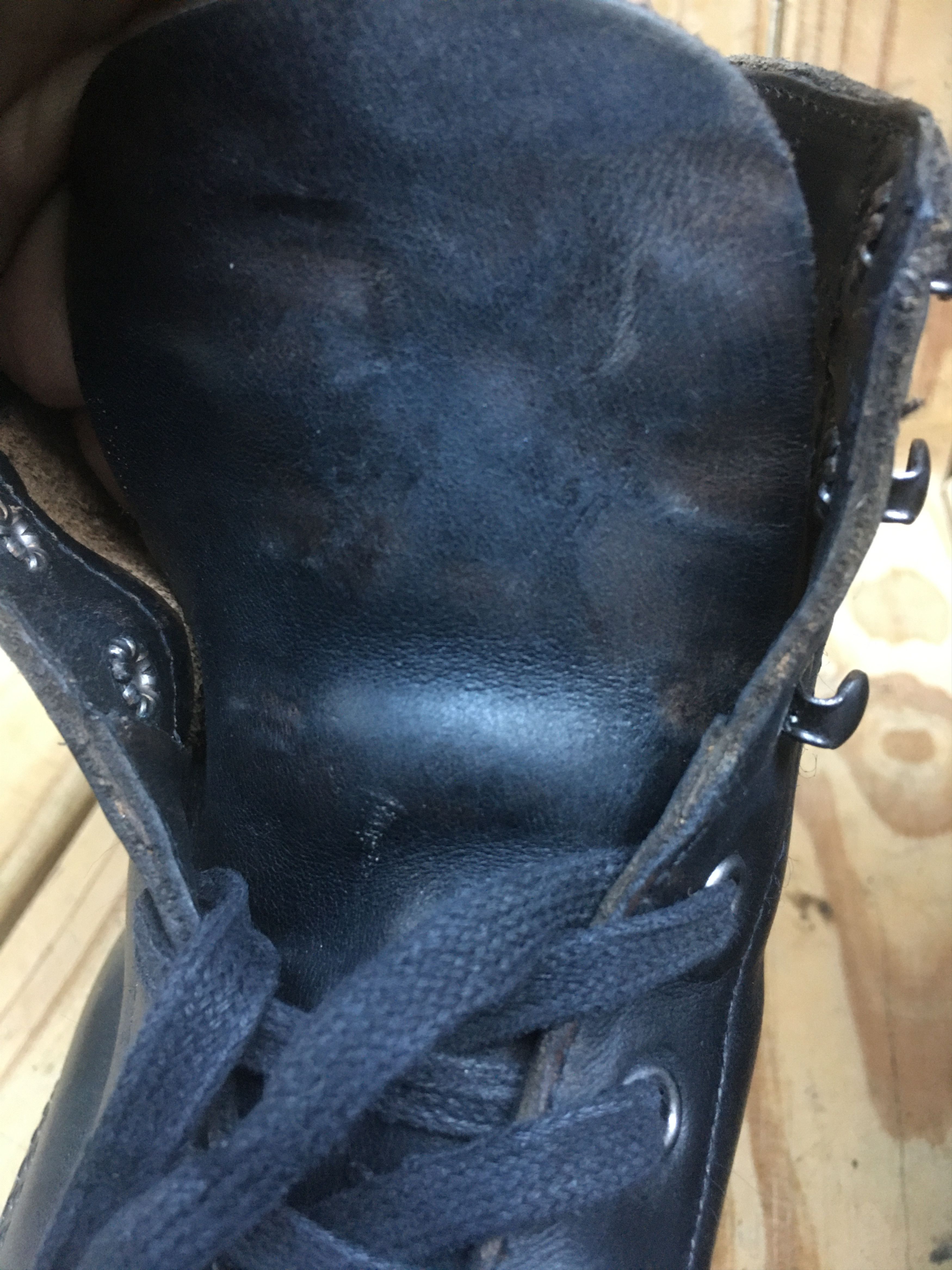 wolverine 1000 miles black leather boots sz US 12 D