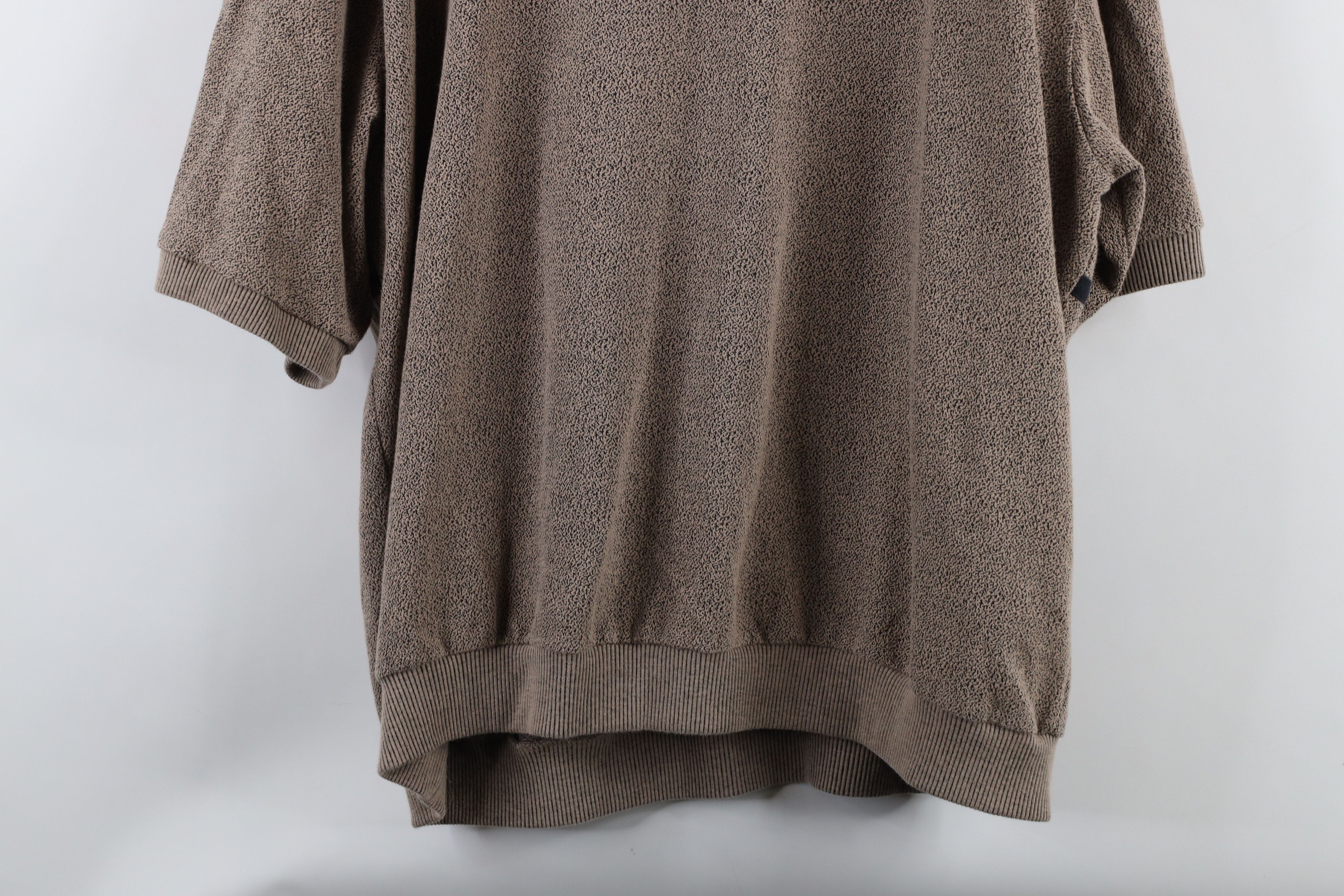 Vintage Vintage 90s Streetwear Collared Pullover Polo Shirt Beige Size US XXL / EU 58 / 5 - 11 Thumbnail