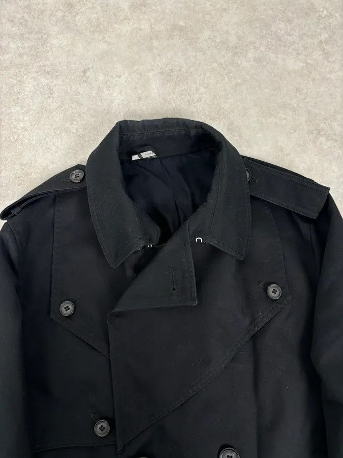 Dior AW2009 Dior Black Wool Double-Breasted Trench Coat by Kris Van Assche Size US M / EU 48-50 / 2 - 6 Thumbnail