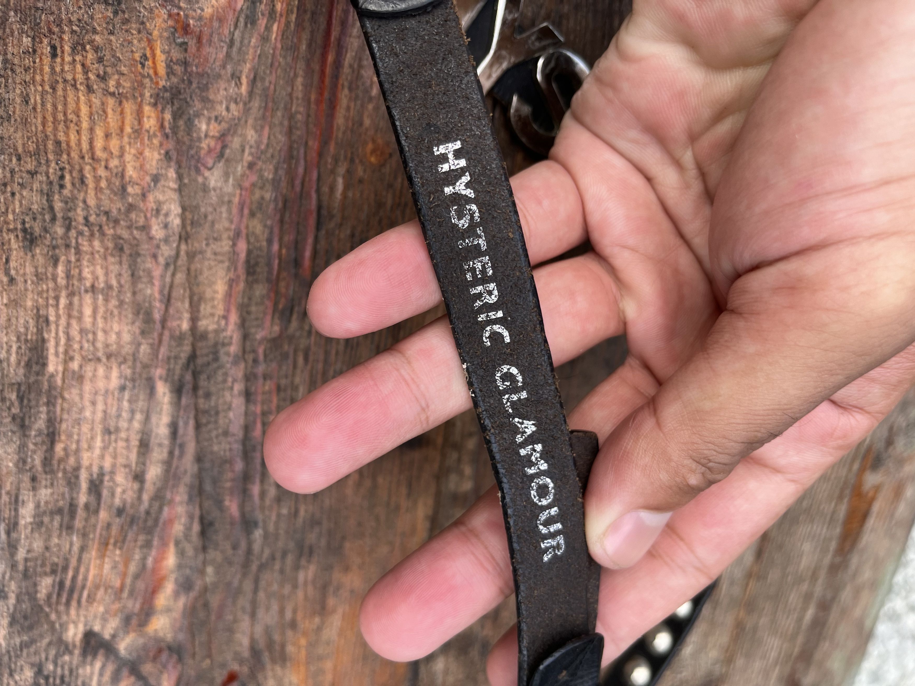 Hysteric Glamour Vintage Hysteric Glamour Leather Belt Japan Designer Fashion Size 40 - 3 Thumbnail