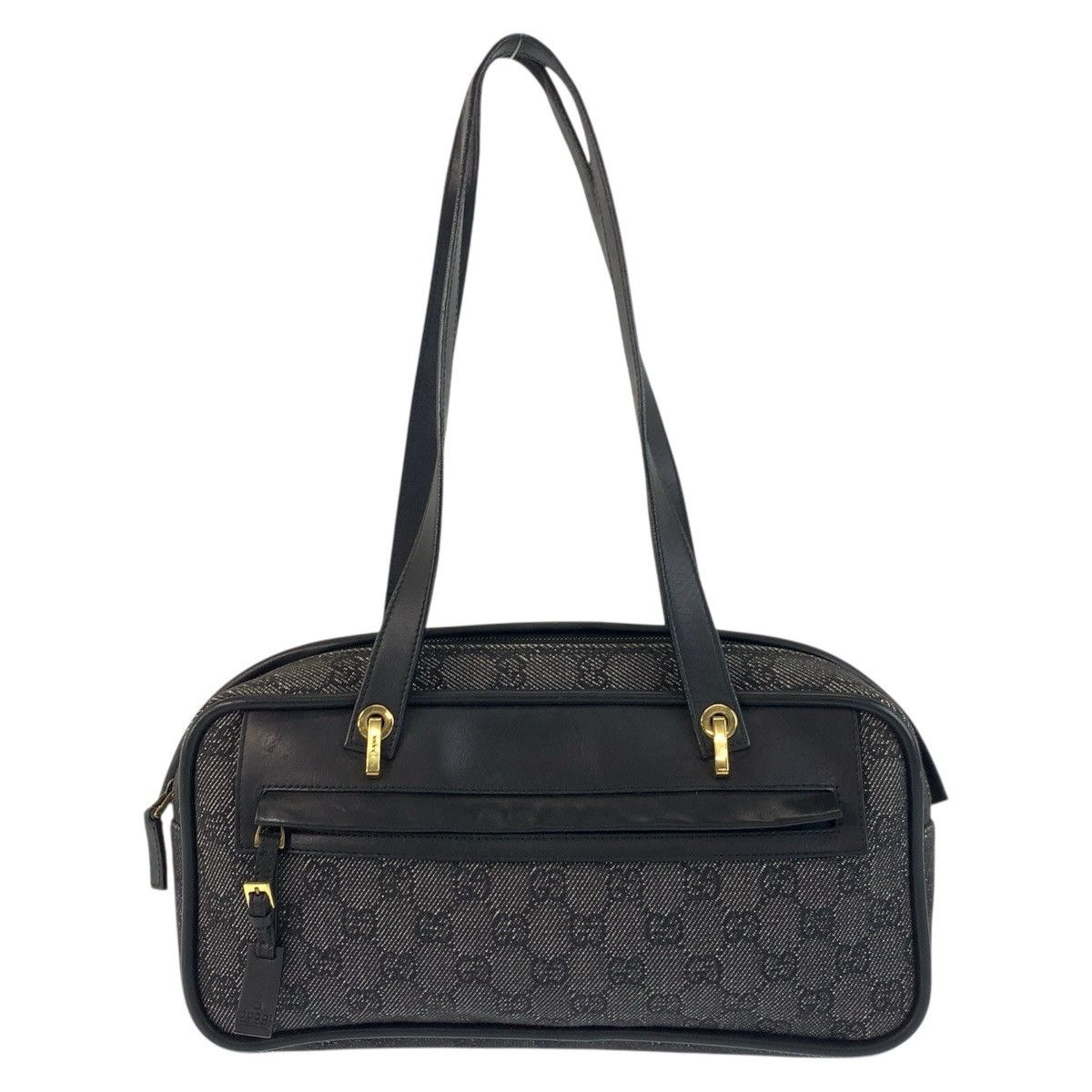 Gucci Gucci GG Canvas Leather Shoulder Bag Canvas Shoulder Bag 92729