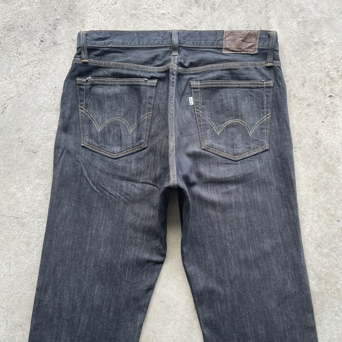 Japanese Brand W32💥 Vintage Edwin Black Distressed Jeans Denim Pants Size US 32 / EU 48 - 11 Thumbnail