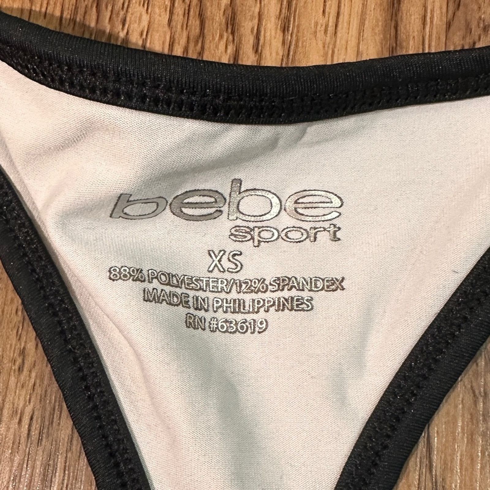 Bebe Bebe black and white sports bra size xs Size ONE SIZE - 3 Thumbnail