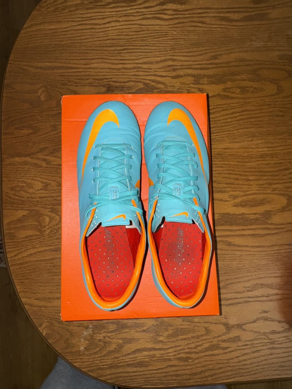 Nike Nike Mercurial VIII Blue Laser Orange Size US 10.5 / EU 43-44 - 5 Thumbnail