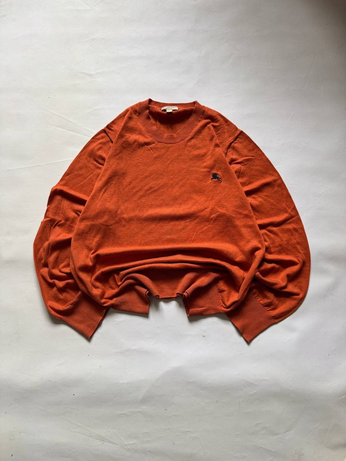 Burberry Burrbery Brit Orange Fresh Sweater Size US XL / EU 56 / 4 - 1 Thumbnail