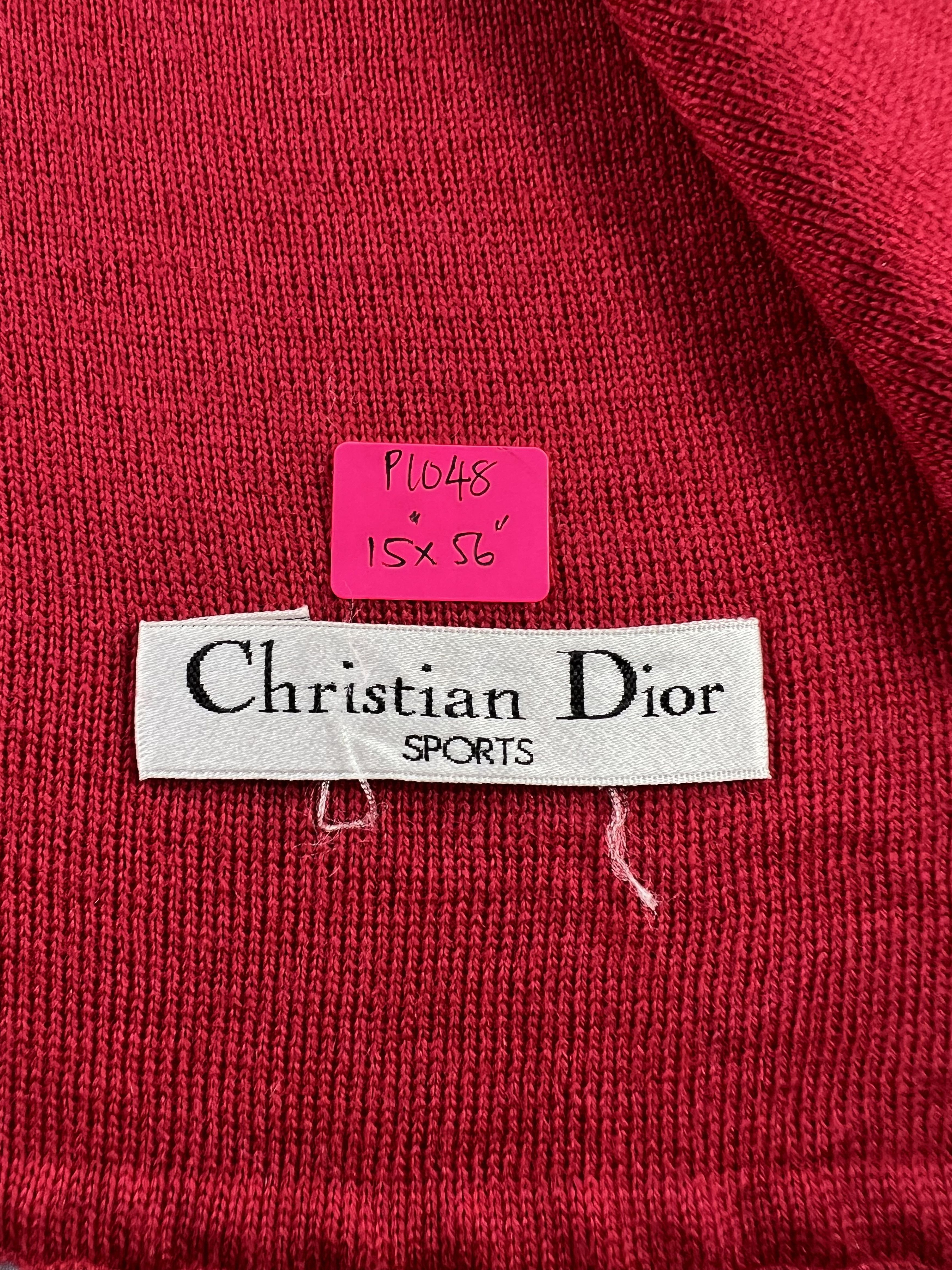Christian Dior Monsieur Christian Dior Scarf / Muffler / Neckwear / Cloak P1048 Size ONE SIZE - 11 Thumbnail