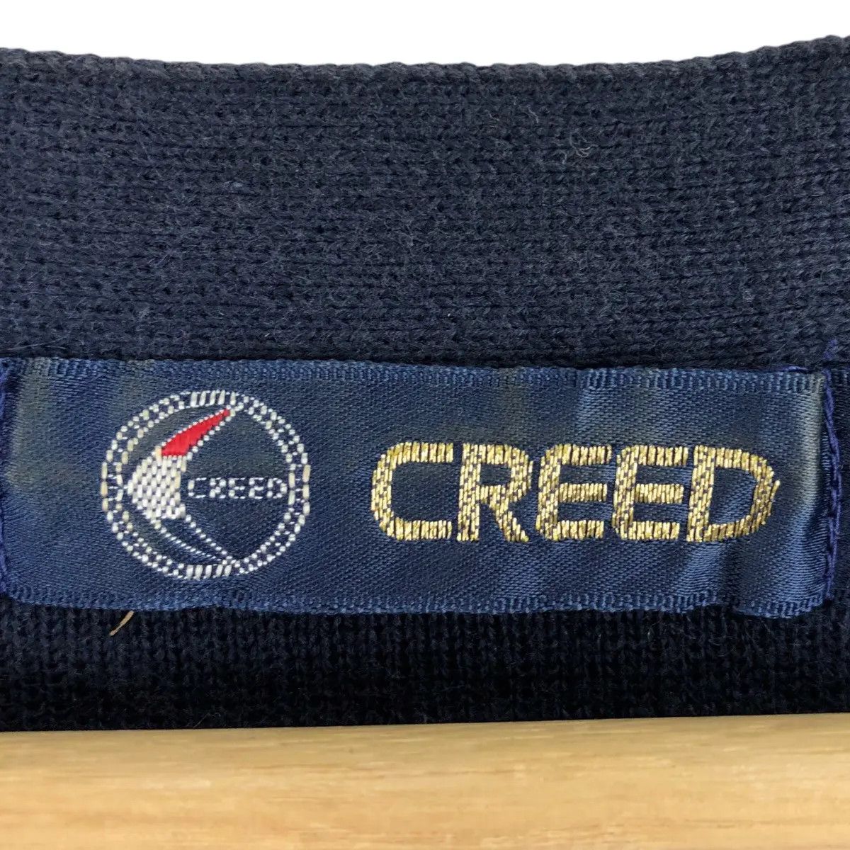 Vintage Vtg CREED BOUTIQUE ITALY Gold Button Tweed Knitwear Sweater Size S / US 4 / IT 40 - 7 Thumbnail