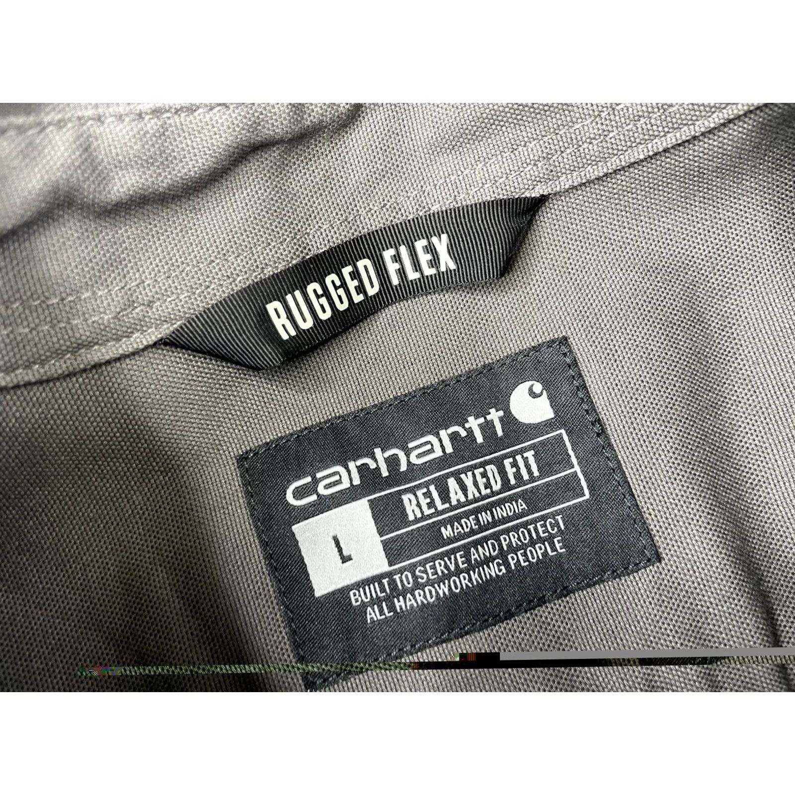 Carhartt Carhartt Shirt Long Sleeve Mens Large Gray Rugged Flex Button Up Workwear Size US L / EU 52-54 / 3 - 3 Thumbnail