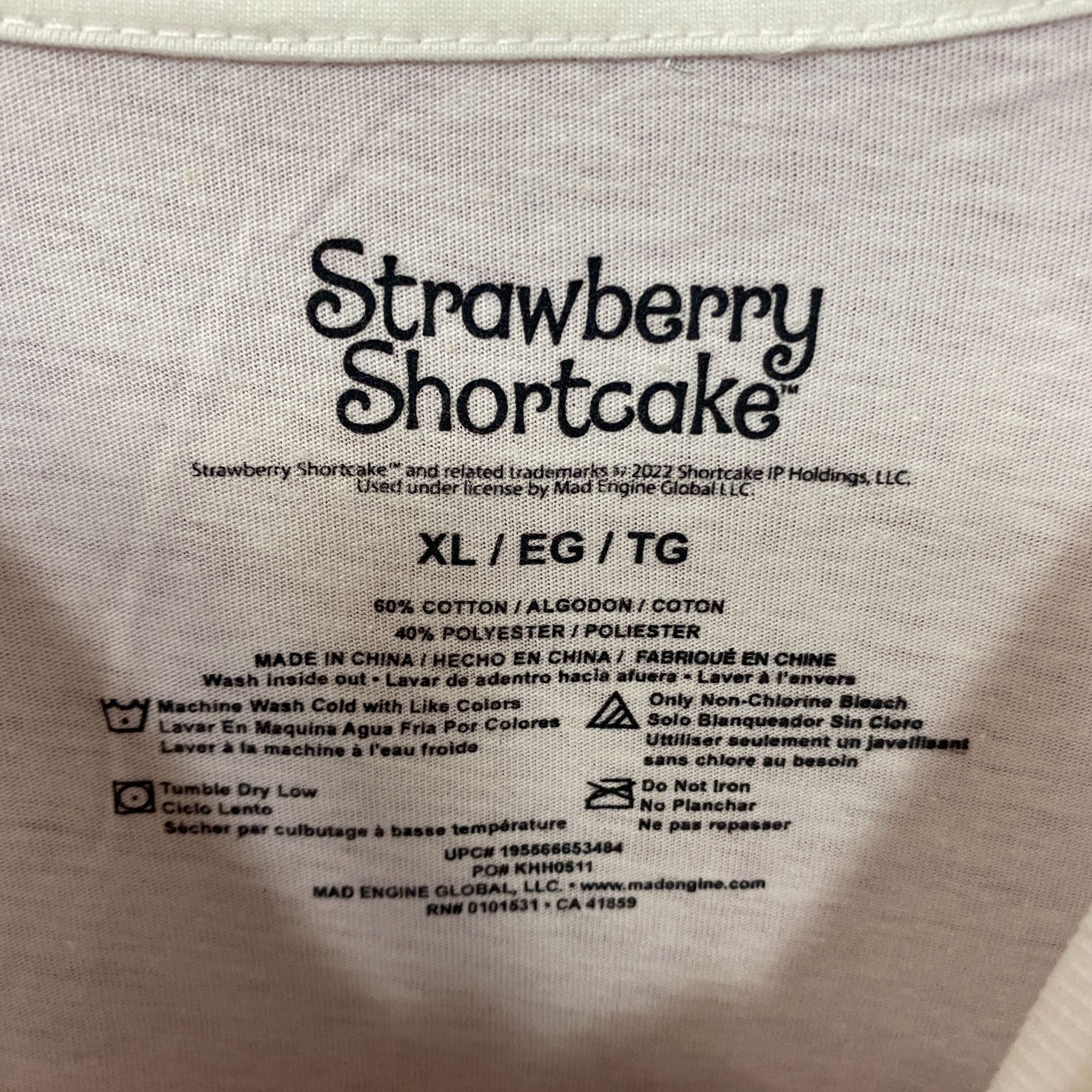 Other Strawberry Short Cake Keep Going Keep Growing Cute T-Shirt X Size XL / US 12-14 / IT 48-50 - 4 Thumbnail