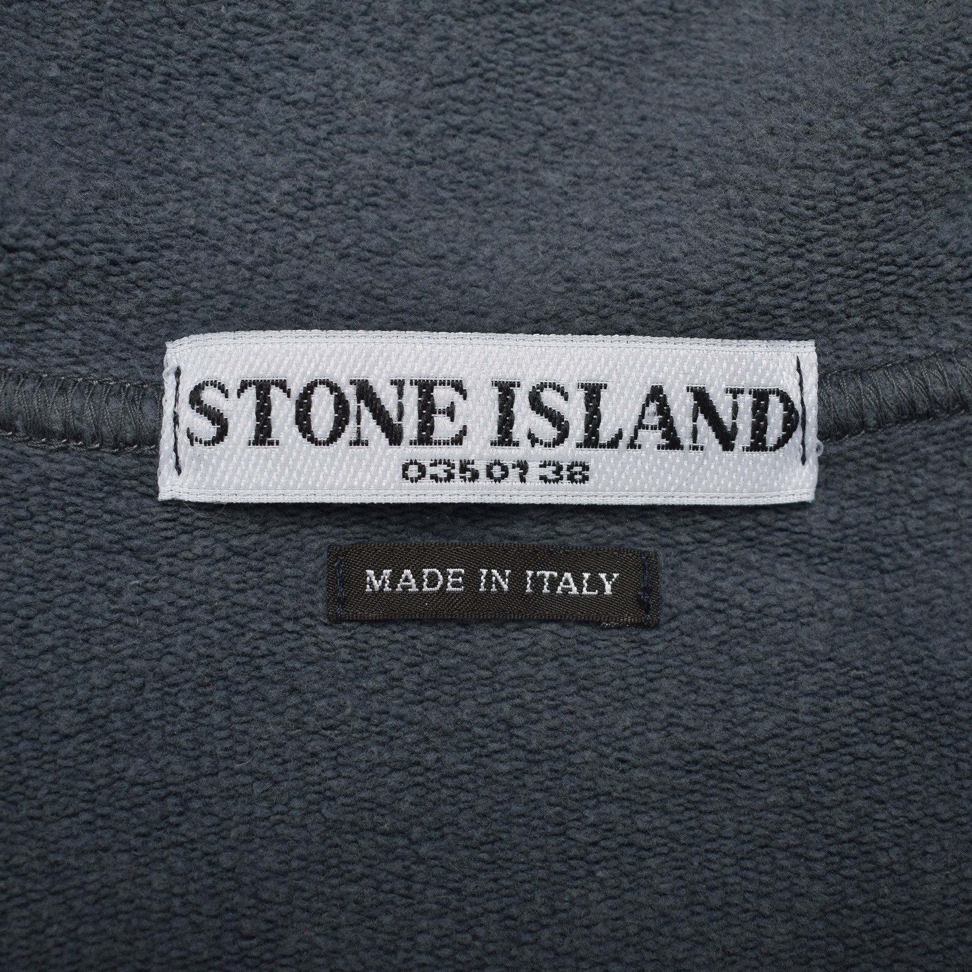 Stone Island *RARE* STONE ISLAND HALF-ZIP FLEECE MADE IN ITALY 2000s Size US XL / EU 56 / 4 - 5 Thumbnail