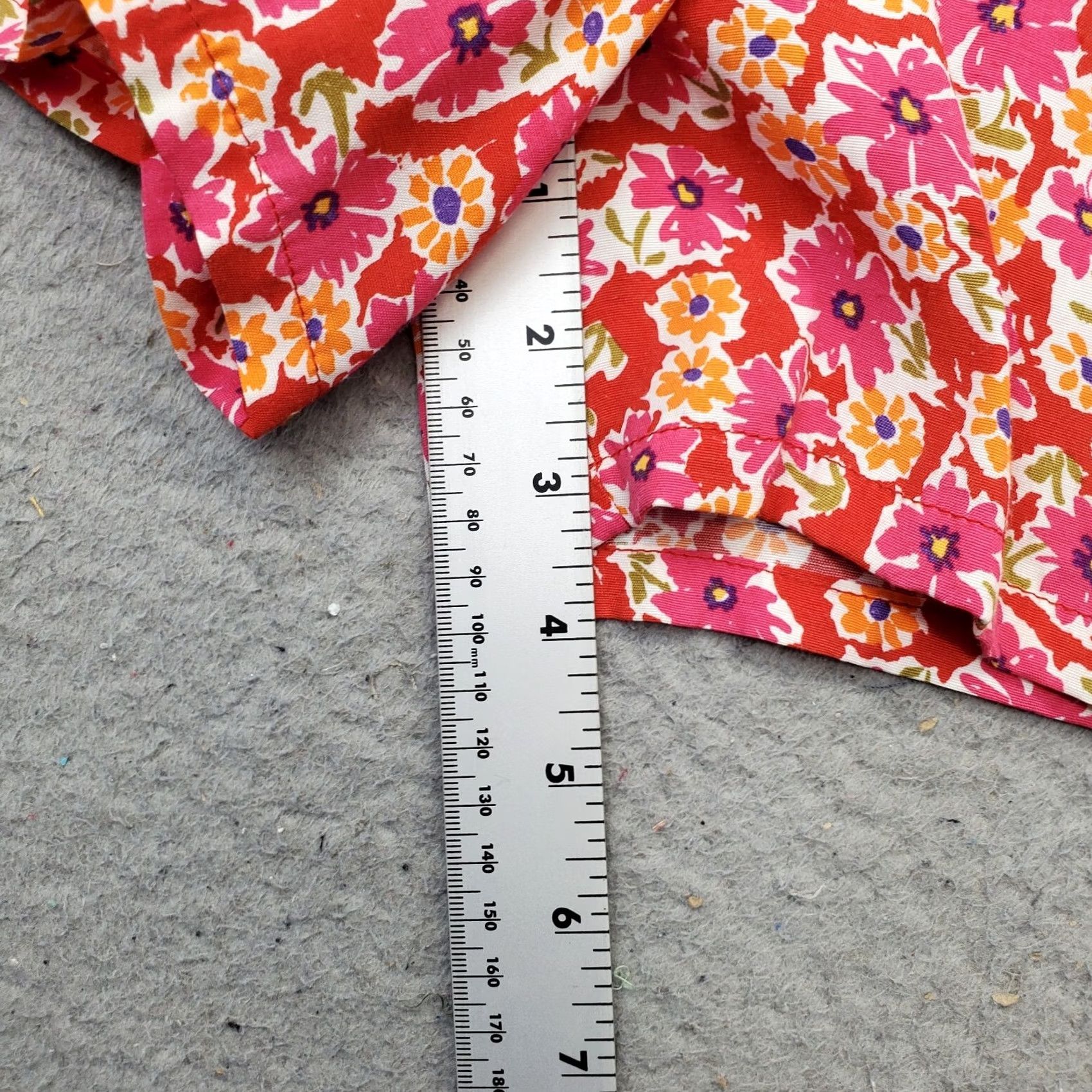 Vintage The Limited Shorts Women M Multi Floral High Waist Pleated Elastic Waist Pull On Size 32" / US 10 / IT 46 - 4 Thumbnail