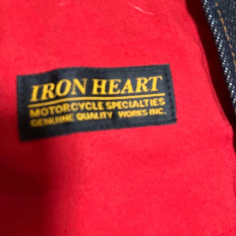 Iron Heart Iron heart Size 38Biker jacket IH527, Denim Heavy Weight bi Size US XXS / EU 40 - 4 Thumbnail