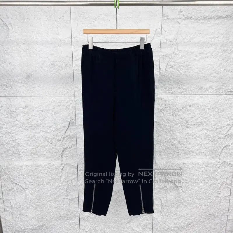 Alexander McQueen Alexander McQueen Black Cotton Casual Pants . Size 26" / US 2 / IT 38 - 1 Thumbnail