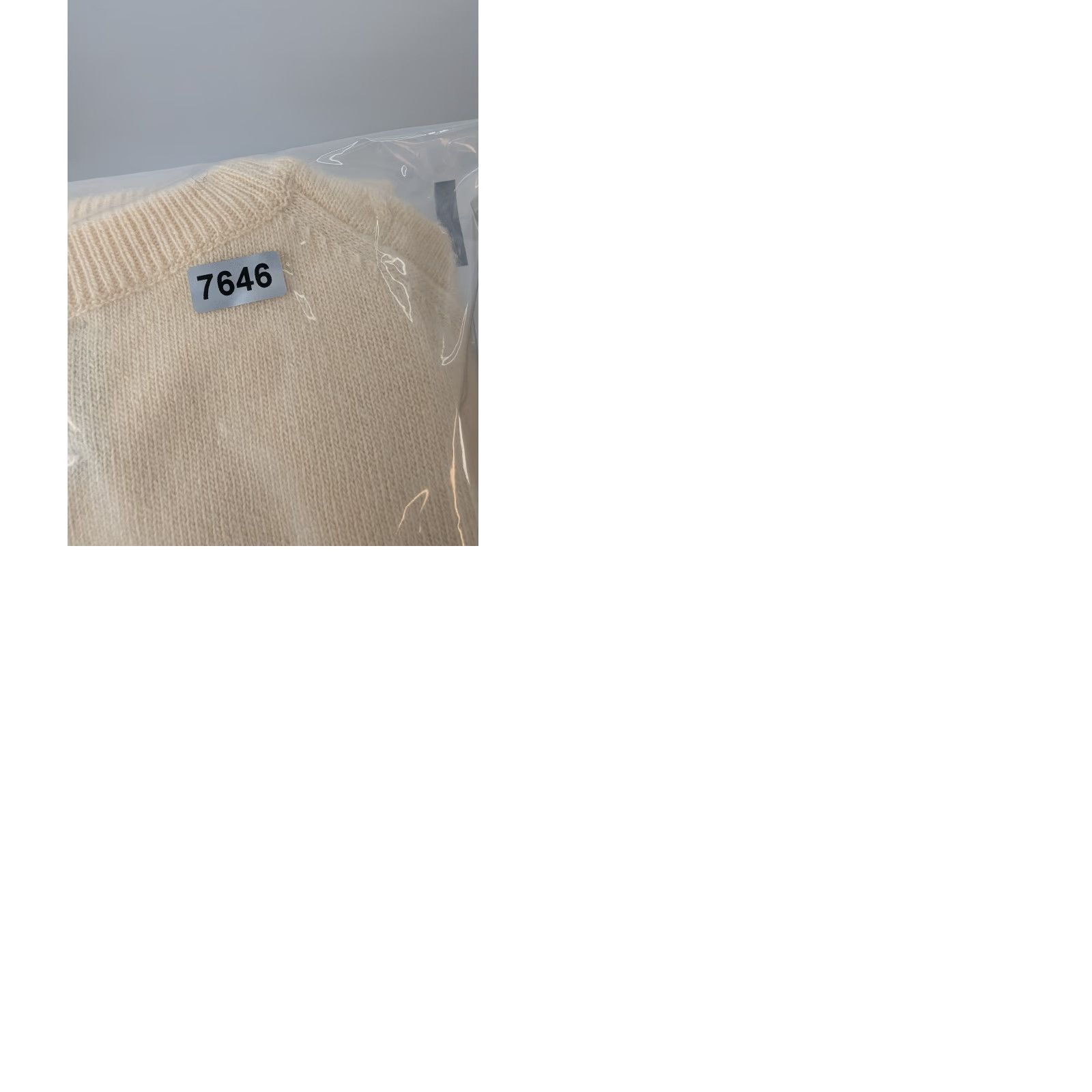 Vintage Albert Ferguson LTD 100% Pure Cashmere Rib Sweater Pullover Beige Unisex Adults One Size Long Sleeve Hand Wash Only Scotland Size ONE SIZE - 10 Thumbnail