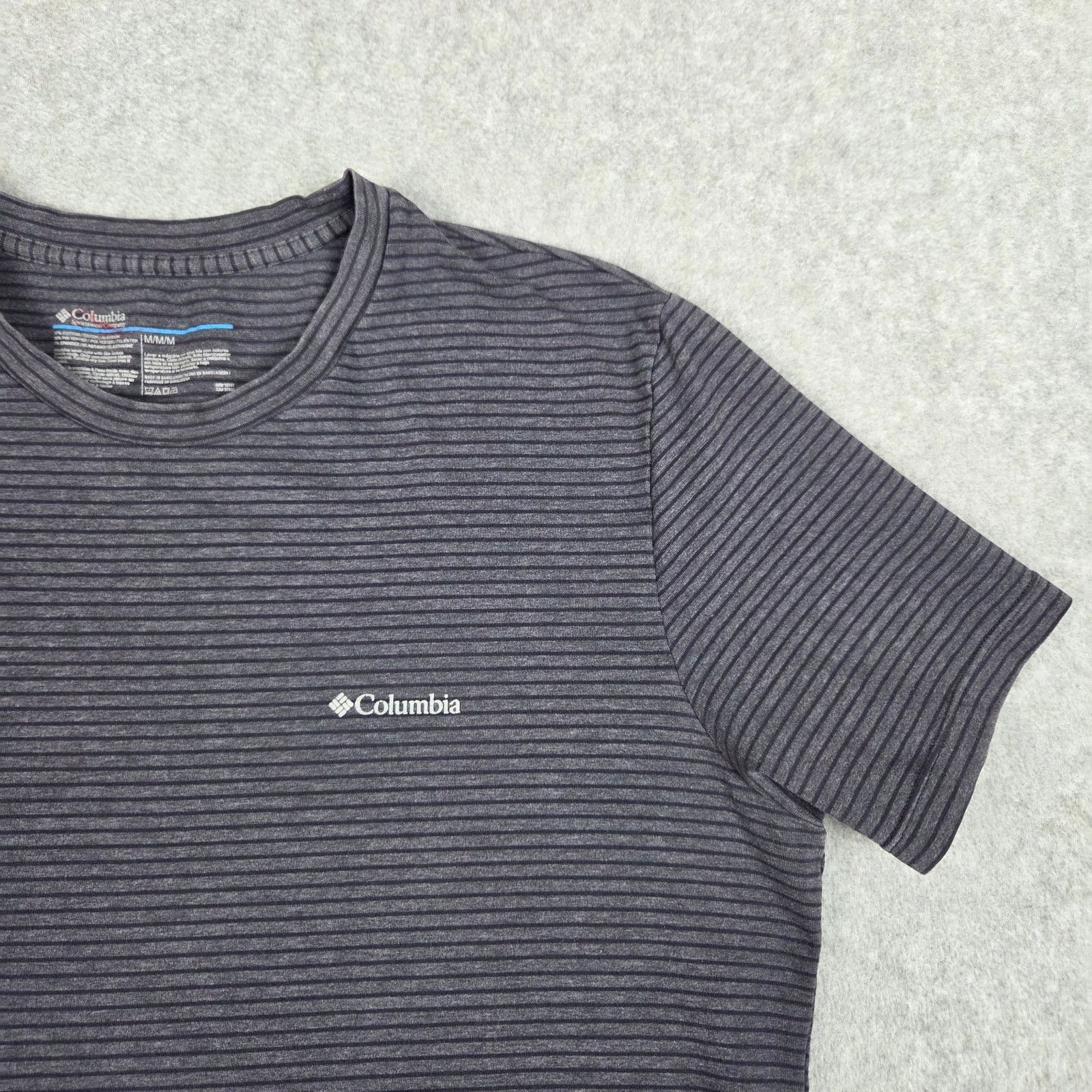 Columbia Columbia Mens Medium Gray Striped Short-Sleeve T-Shirt Size US M / EU 48-50 / 2 - 4 Thumbnail