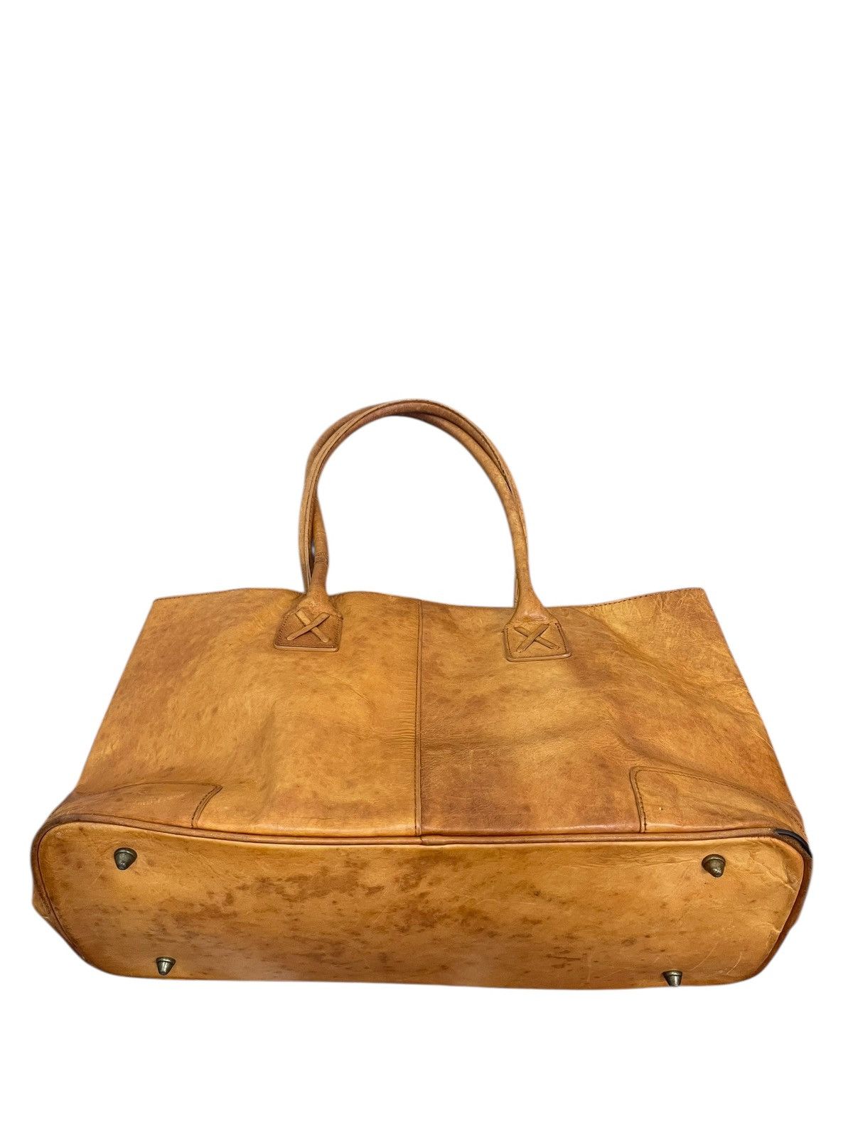 Genuine Leather Full Leather Patina Unknown Tote Shoulder Bag 2🟩2 Size ONE SIZE - 14 Thumbnail