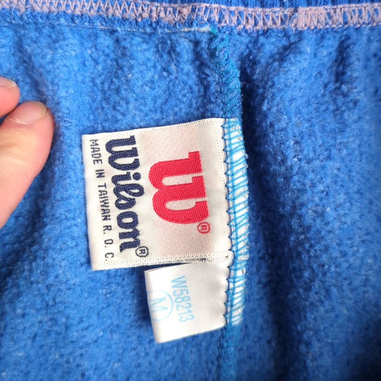 Wilson VINTAGE Wilson Sweat Shorts Men Blue M Medium Casual Activewear Shorts Size US 31 - 3 Thumbnail