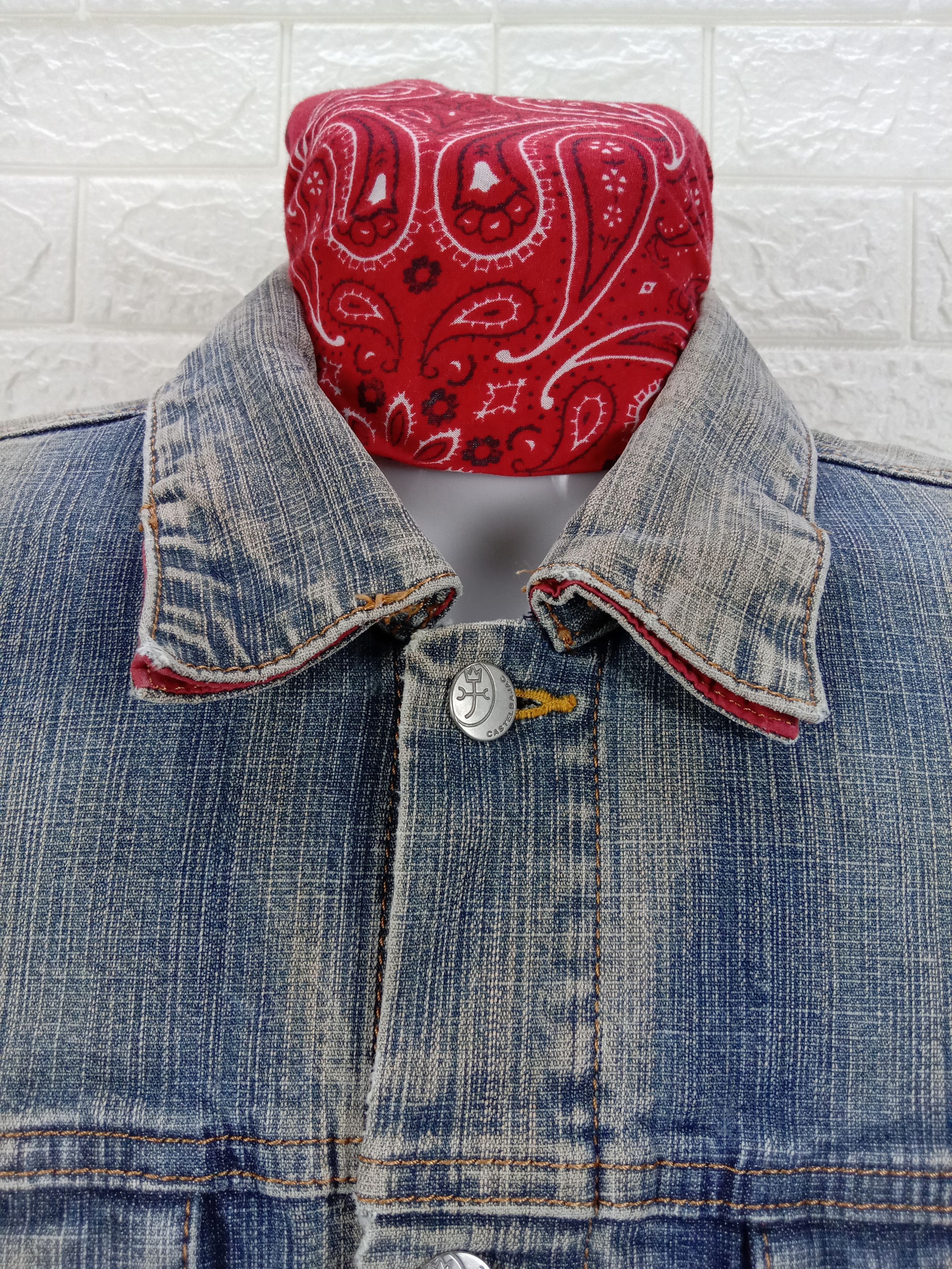 Jean Charles De Castelbajac Vintage Castelbajac Rusty Wash Denim Jacket Size US M / EU 48-50 / 2 - 5 Thumbnail