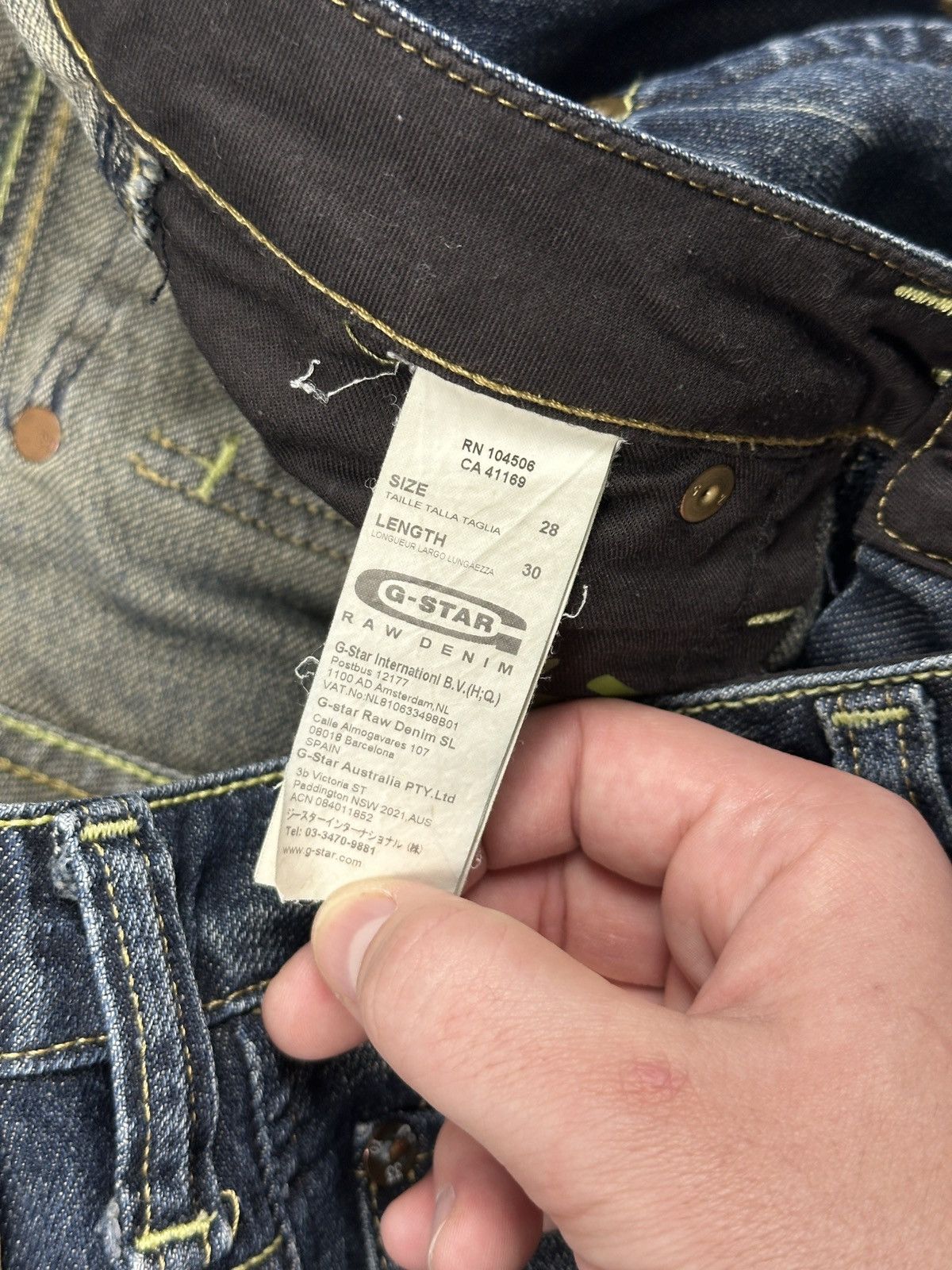 G-Star Vintage G-Star RAW Elwood Heritage Embro Narrow Jeans 96 y2k Size 30" / US 8 / IT 44 - 10 Thumbnail