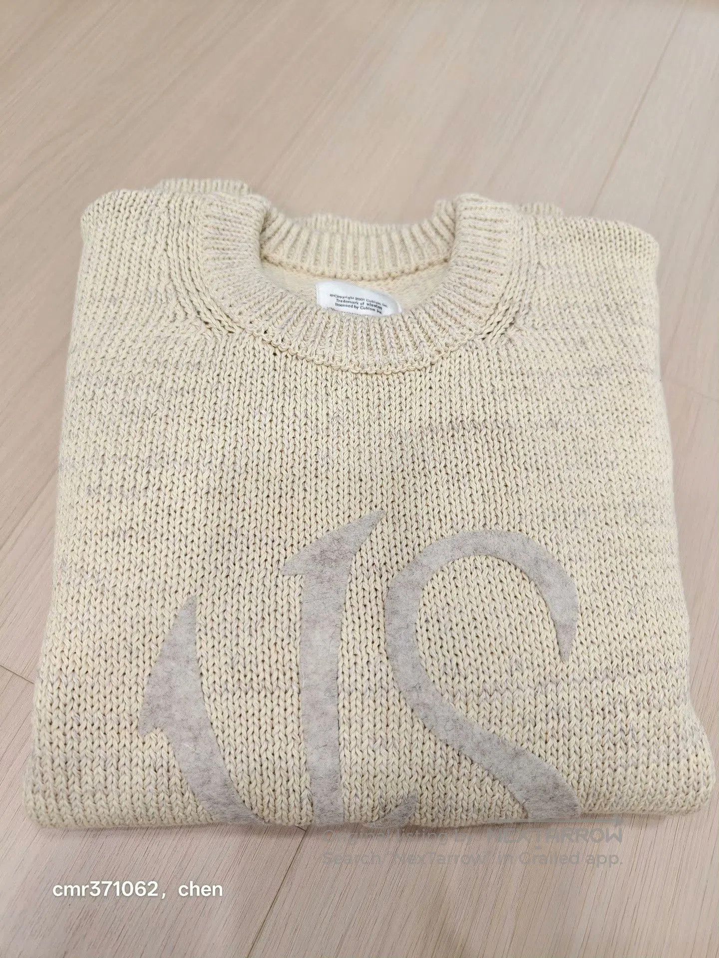 Visvim VISVIM 23SS Letterman Crew Knit. Size US M / EU 48-50 / 2 - 9 Thumbnail