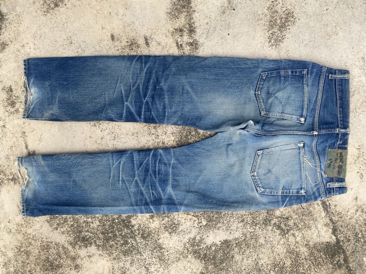 Blue Blue Japan × Japanese Brand × Le Grande Bleu (L.G.B.) Blue Blue Japan Distressed Selvedge Honeycomb Clawmark Denim Size US 29 - 13 Thumbnail