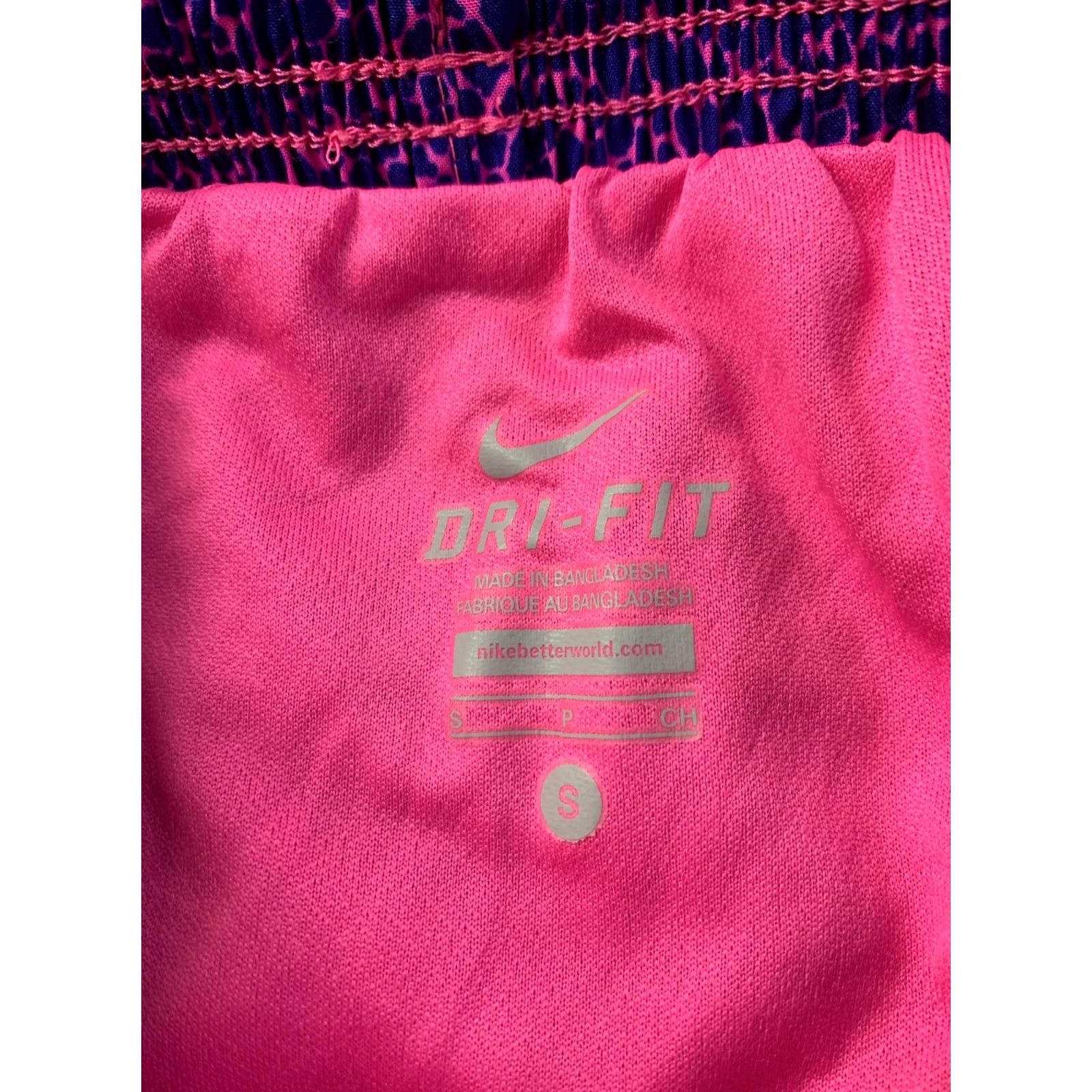 Nike NIKE DRI-FIT ORIGINAL 2015 WOMEN TRAINING RUN RUNNING SPORT SHORTS S Violet and Pink Size 28" / US 6 / IT 42 - 4 Thumbnail