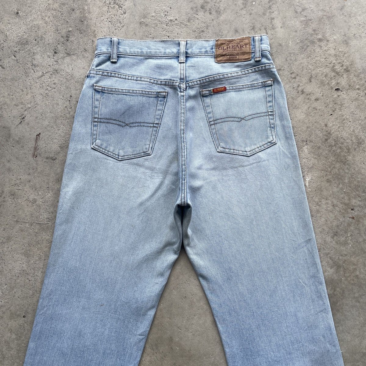 Japanese Brand × Jean × Vintage W30 Vintage Japan Wash Jeans Ripped Pants Denim Distressed Size US 30 / EU 46 - 9 Thumbnail