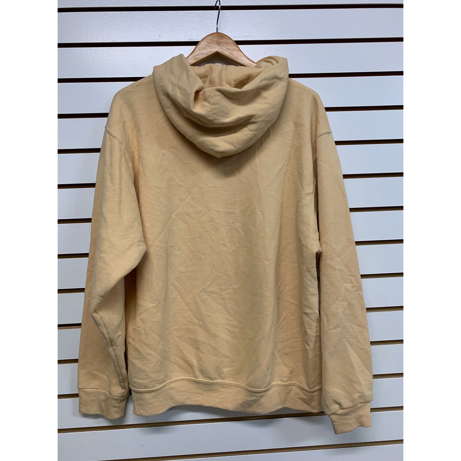 Jerzees Vintage Light yellow Sweatshirt hoodie size Large 1990s 80s Size US L / EU 52-54 / 3 - 6 Thumbnail