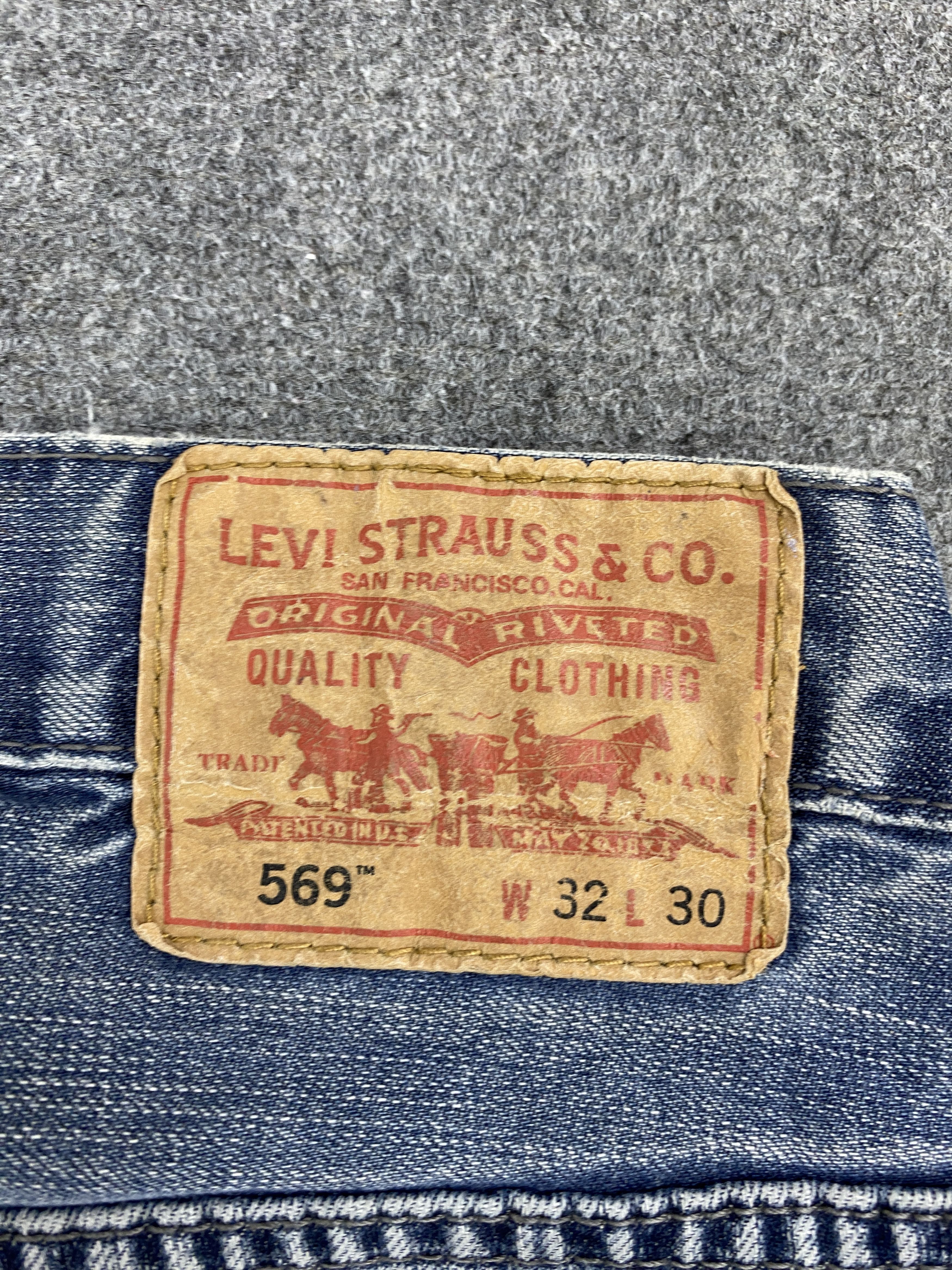 Levi's × Vintage Faded Blue Vintage Levis 569 Jeans Size US 32 / EU 48 - 5 Thumbnail
