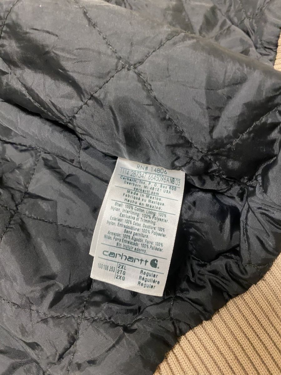 Carhartt Vintage Carhartt Zip Up Jacket Hoodie Active Detroit Y2K Size US XXL / EU 58 / 5 - 7 Thumbnail
