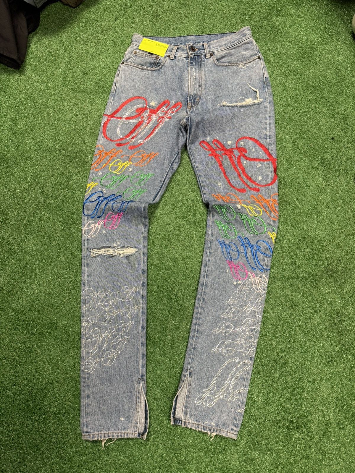 Off-White Off white mrdr bravo ed bravado jeans Size US 30 / EU 46 - 1 Thumbnail