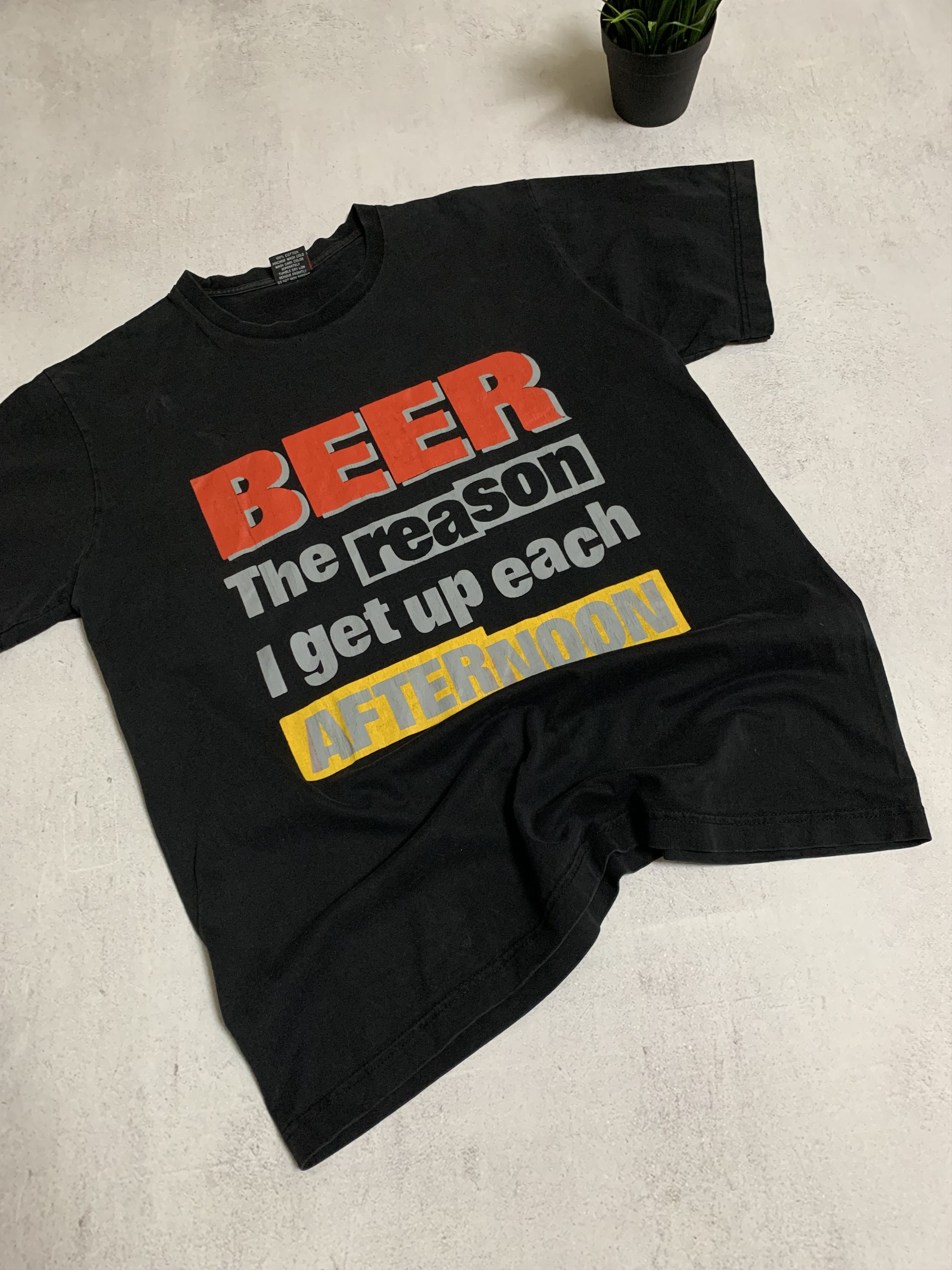 Vintage Vintage Beer T Shirt Tee Humor Baggy Big Logo Crazy 90s Size US L / EU 52-54 / 3 - 7 Thumbnail