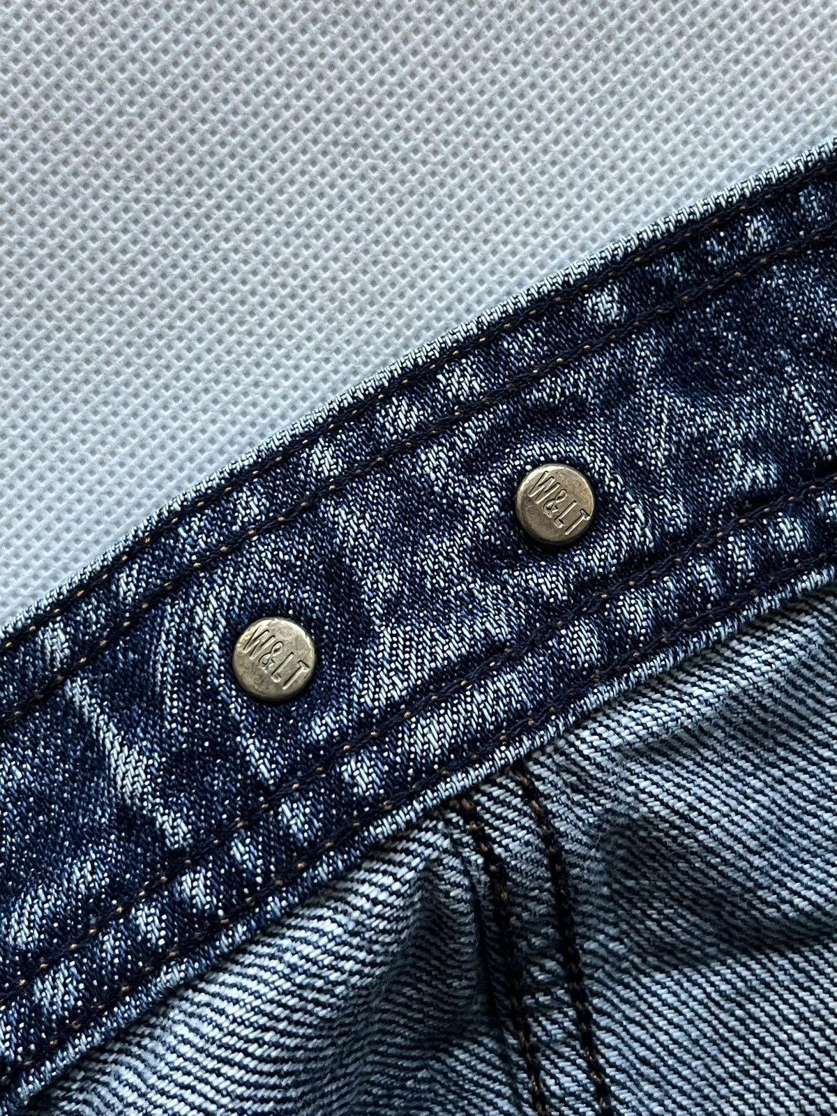 W&LT × Walter Van Beirendonck Walter Van Beirendonck W&LT Washed Denim Trucker Jacket Size S / US 4 / IT 40 - 9 Thumbnail