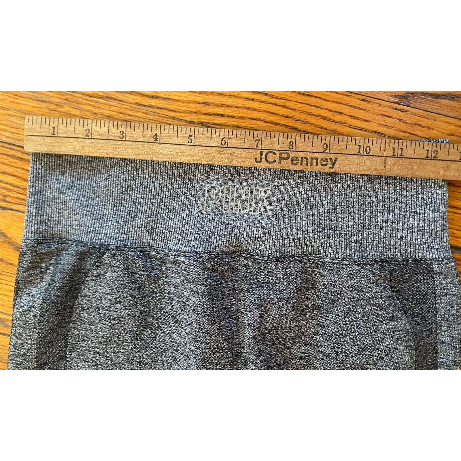 Victoria's Secret PINK Victoria’s Secret Gray Leggings Women’s Medium Size 32" / US 10 / IT 46 - 4 Thumbnail