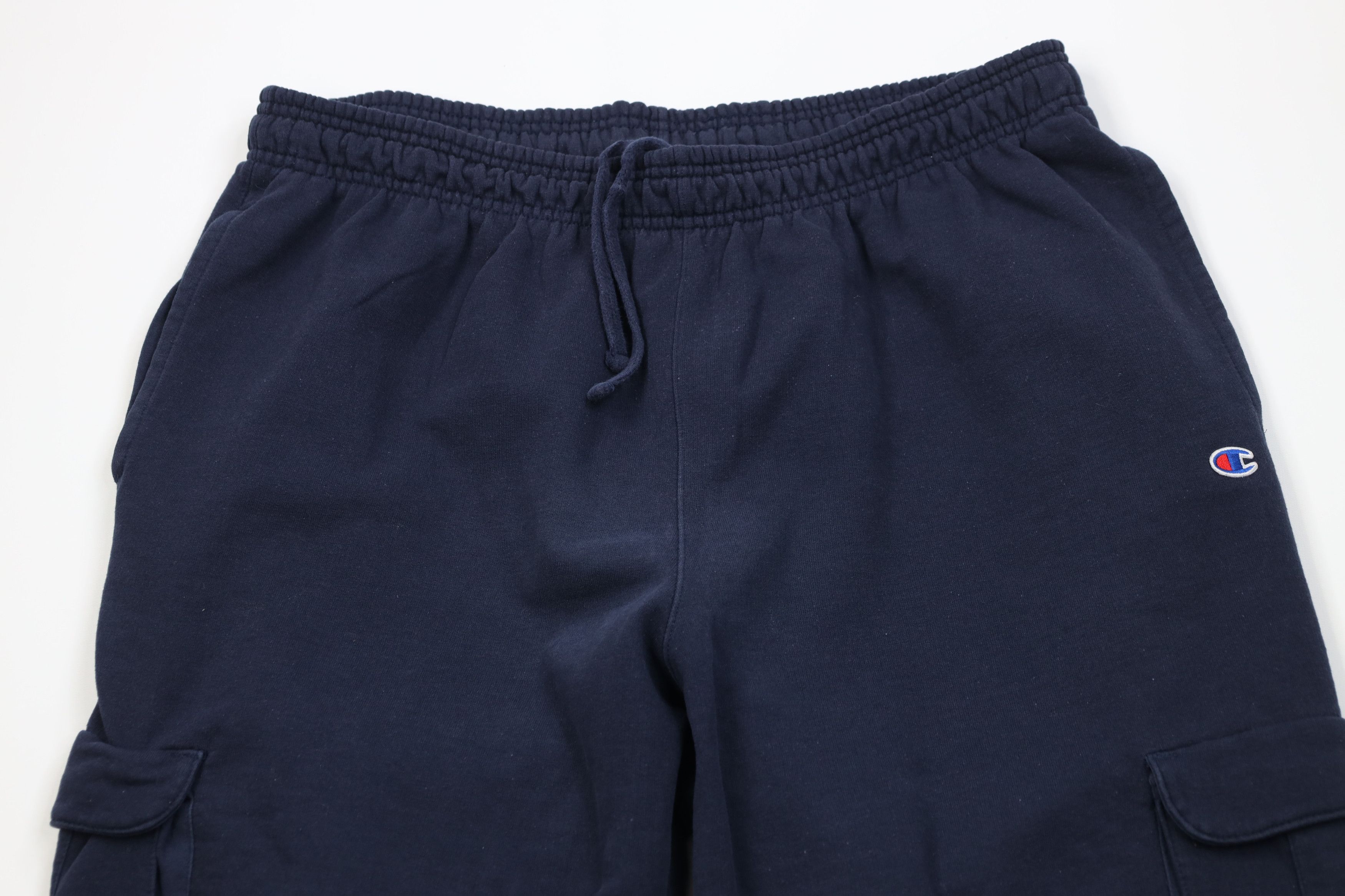Champion Vintage Y2K Champion Wide Leg Cargo Sweatpants Pants Blue Size US 40 / EU 56 - 2 Thumbnail