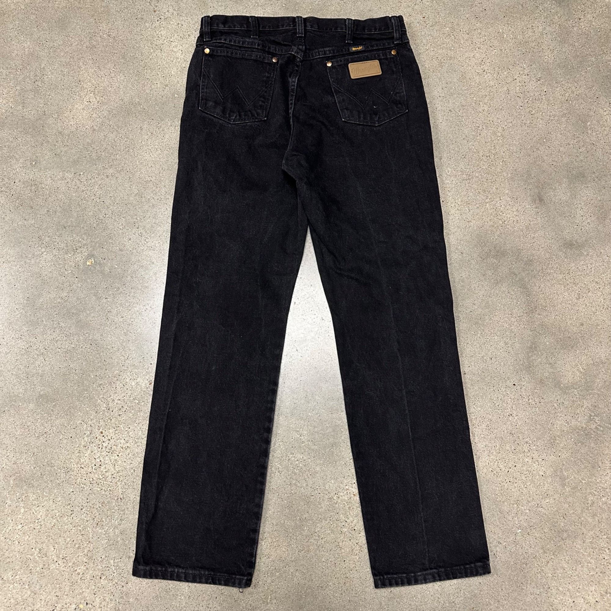 Vintage × Wrangler Vintage 80s/90s Black Wrangler Denim Jean Pants Size US 33 - 2 Thumbnail
