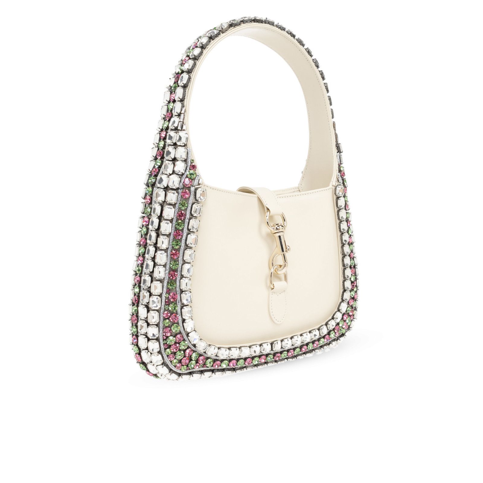 Gucci GUCCI Jackie Small White Crystals Shoulder Bag New & Authent Size ONE SIZE - 3 Thumbnail