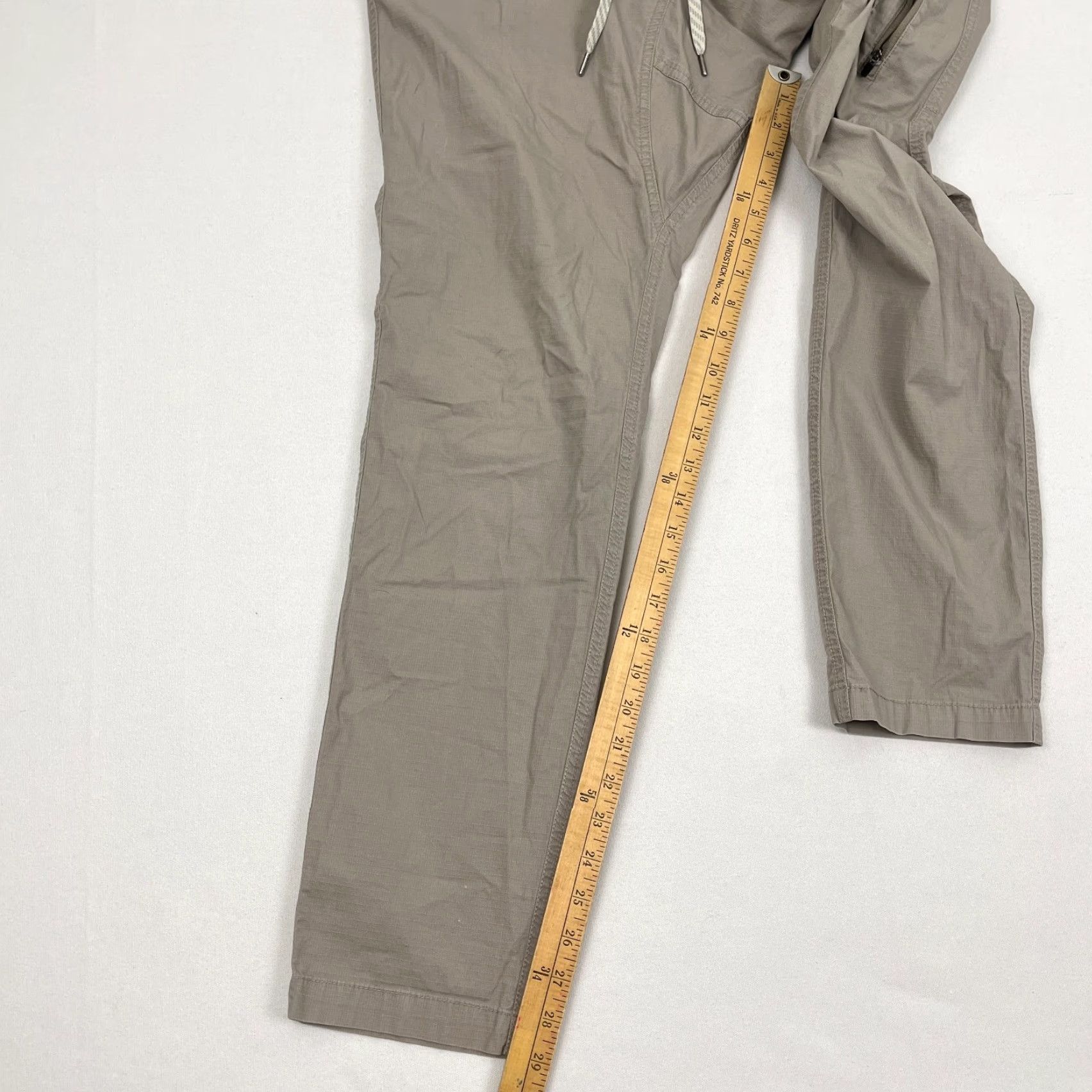 Vuori Vuori Pants Mens L x 29" Brown Ripstop Climber Utility Organic Cotton Pockets Size US 33 - 5 Thumbnail