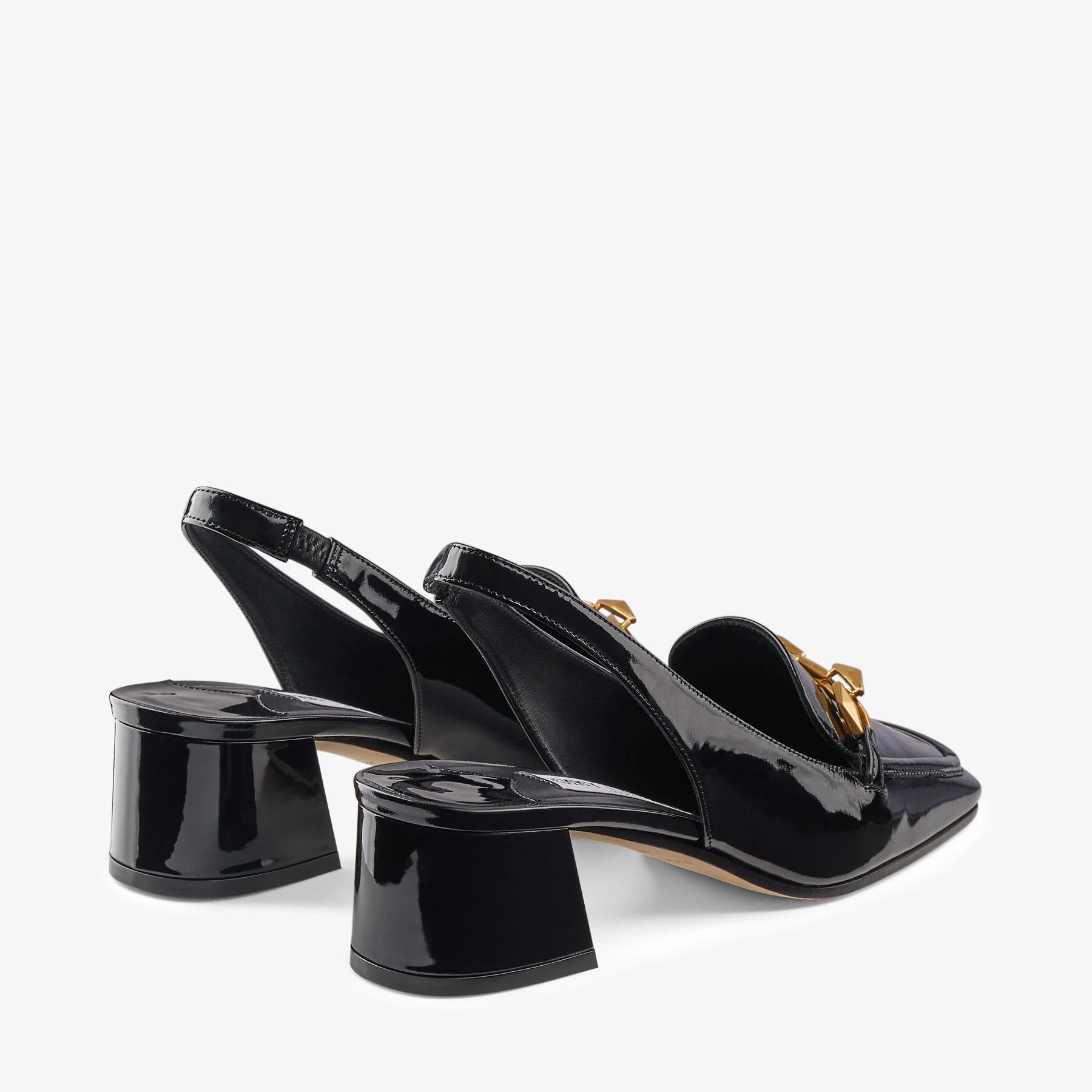 Jimmy Choo o1s22i1n1024 Tilda 45 Slingback Pumps in Black Size US 10 / IT 40 - 6 Thumbnail