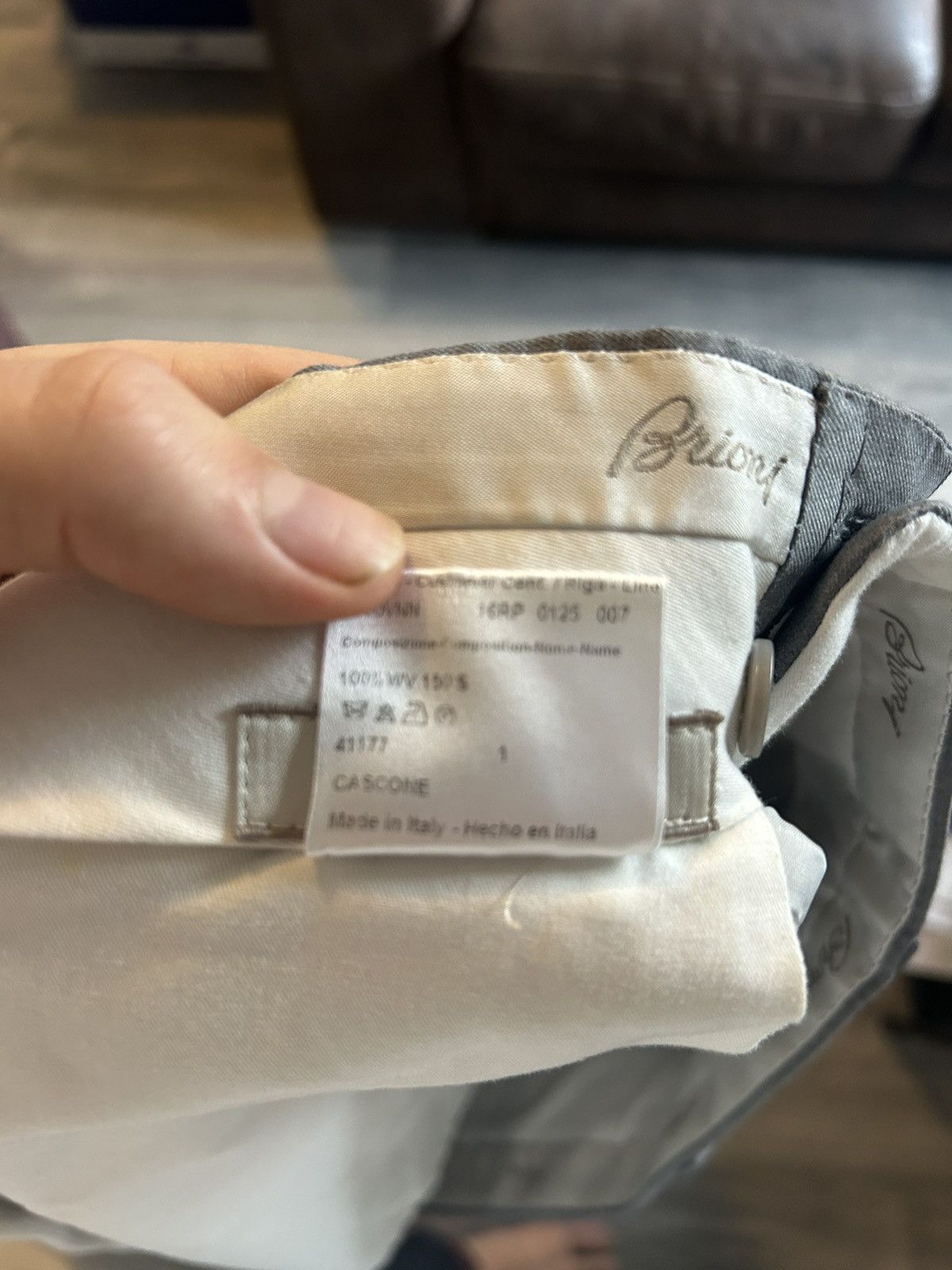 Brioni Super 150’s Segovia Pants Size US 38 / EU 54 - 16 Thumbnail