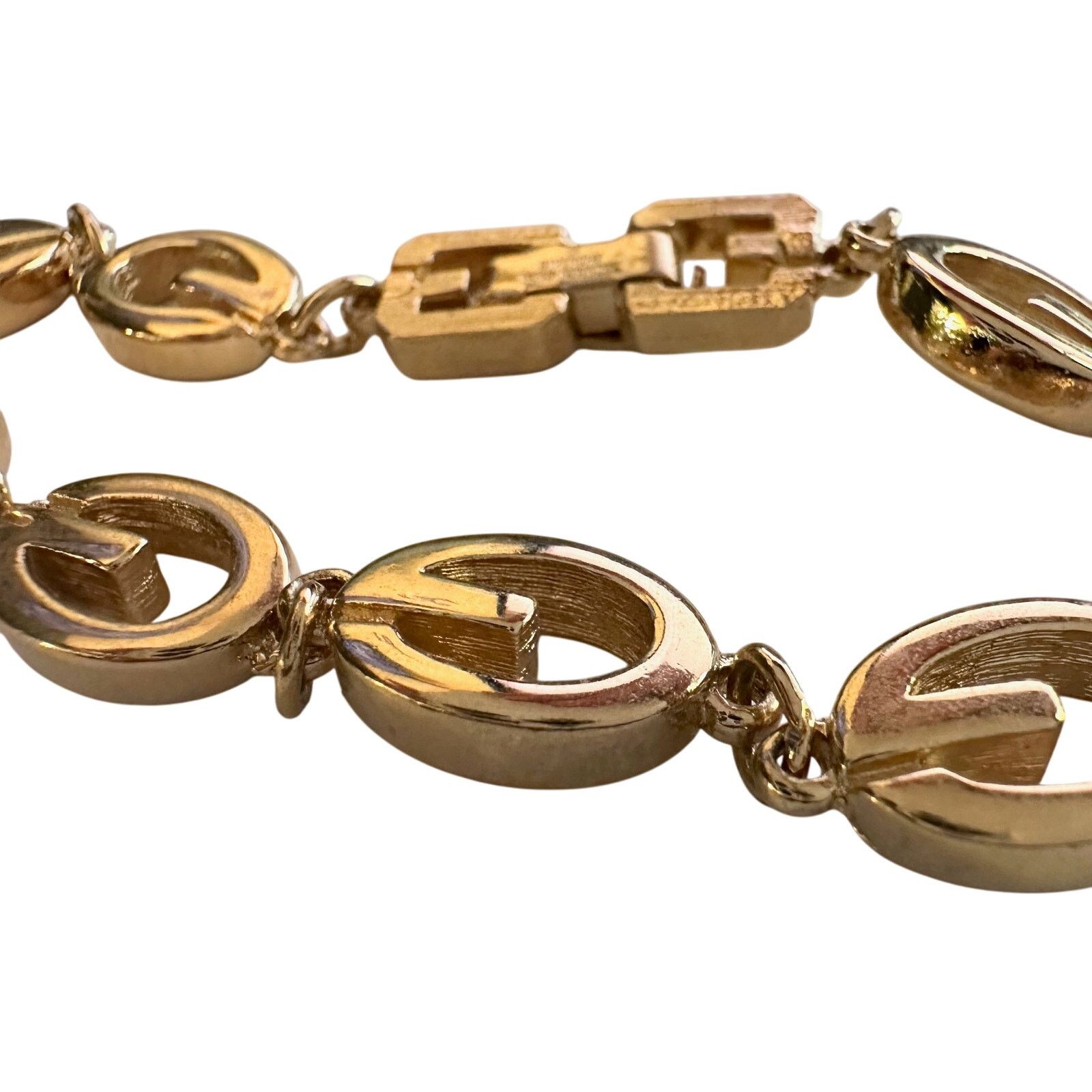Givenchy Givenchy G Link Gold Plate Bracelet Size ONE SIZE - 4 Thumbnail