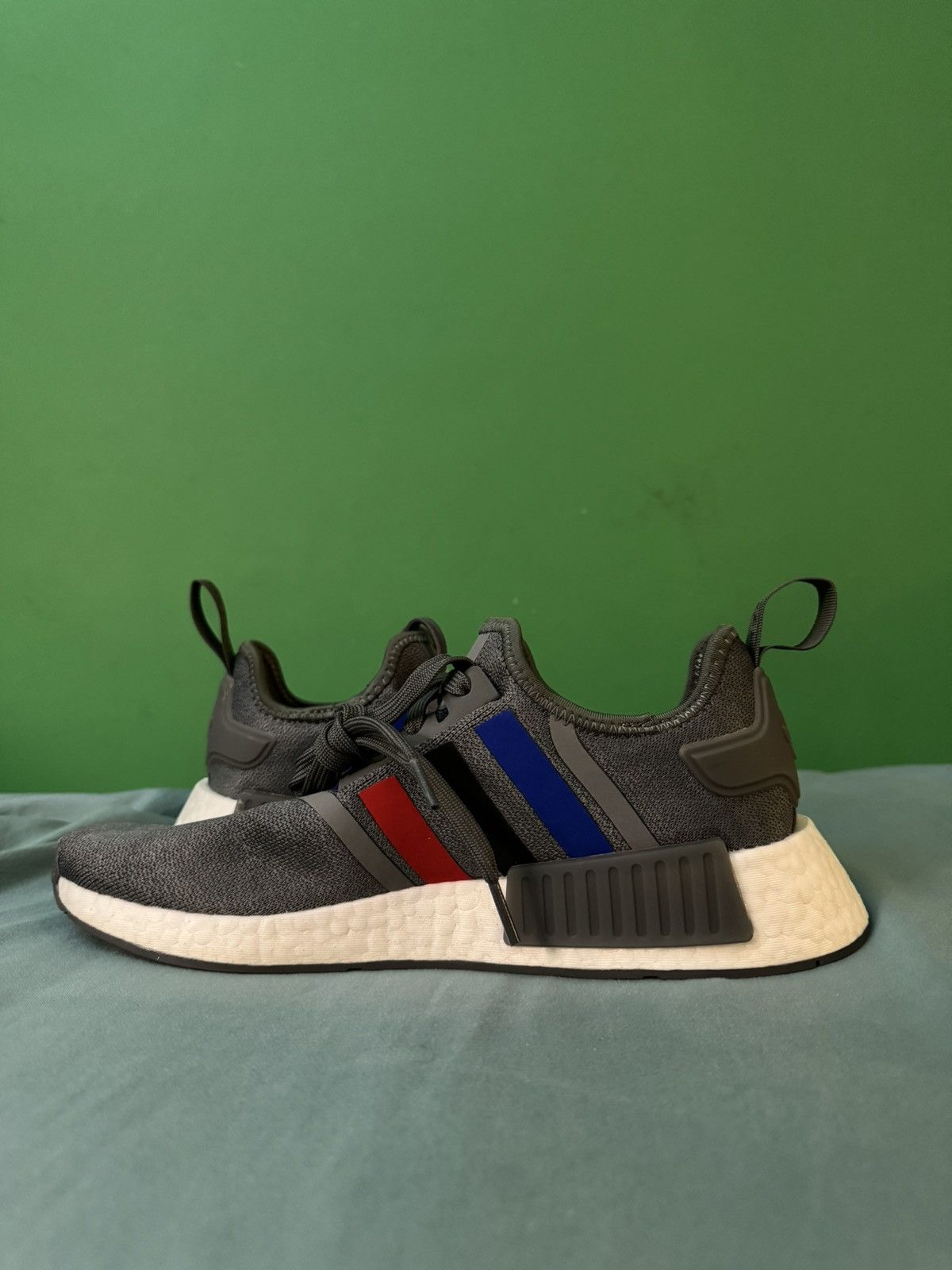 Adidas Adidas NMD R1 Grey Better Scarlet 2024 Size US 8.5 / EU 41-42 - 2 Thumbnail