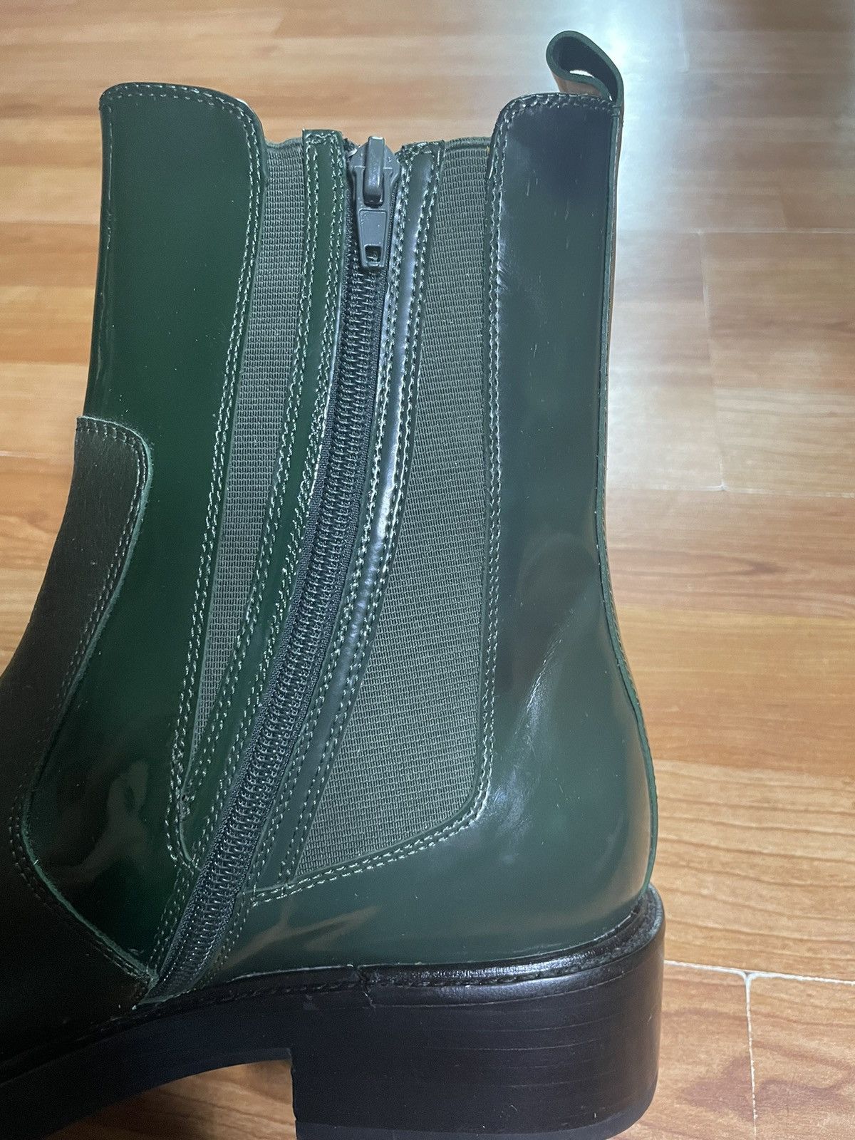 Jeffrey Campbell New Jeffrey Campbell Green Ankle Boots Size US 11 / IT 41 - 6 Thumbnail