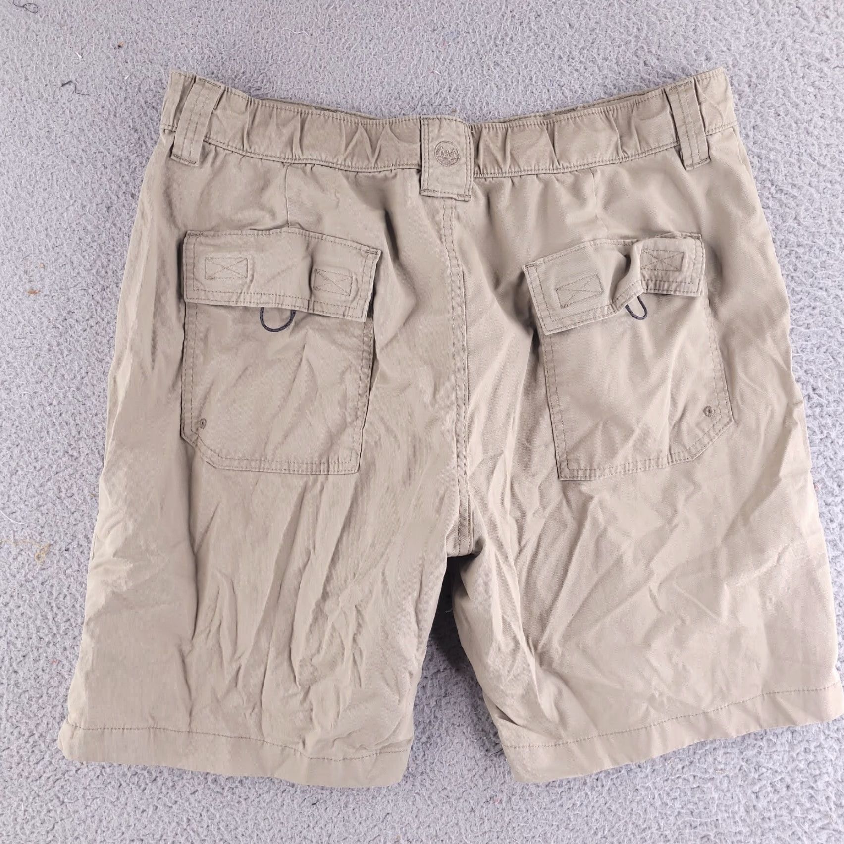 Wrangler Wrangler Shorts Mens 36 Brown 9" Inseam Cotton Nylon Blend Casual Size US 36 / EU 52 - 4 Thumbnail